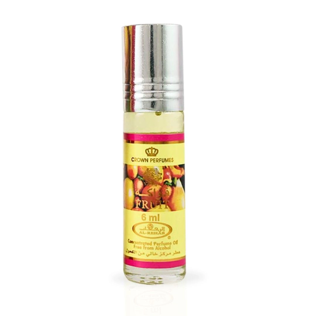 Al Rehab Fruit Roll-On Perfume Oil 6 ml - Alcohol-Free Tropical Fruity Scent