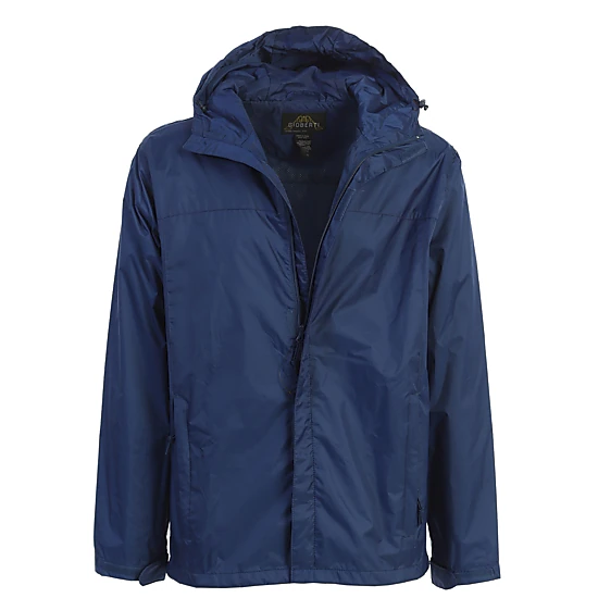 Gioberti Men's Waterproof Rain Jacket With Mesh Lining And Carrying Bag