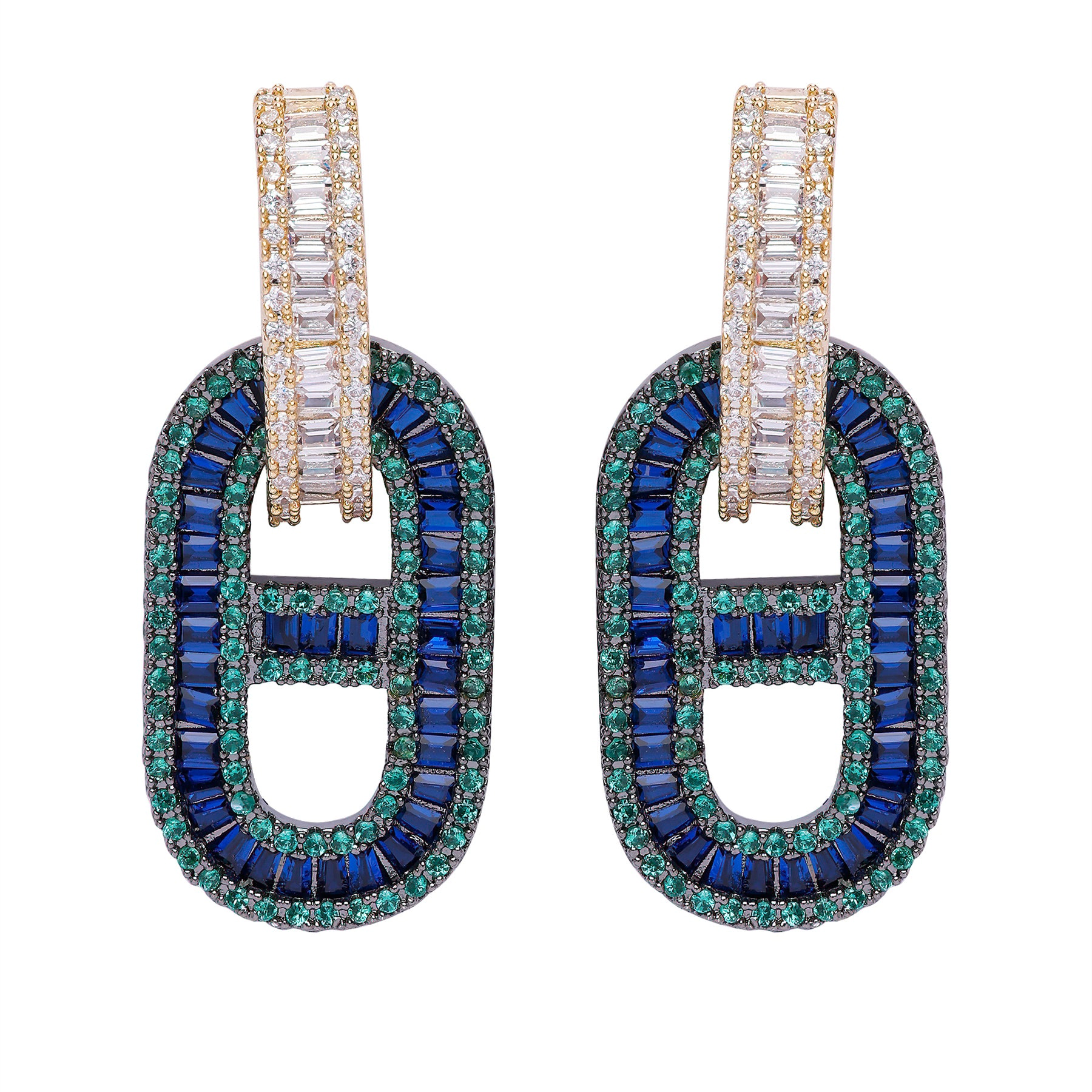 AGP PARIS Womens Diva Cylinderical Drop Earrings