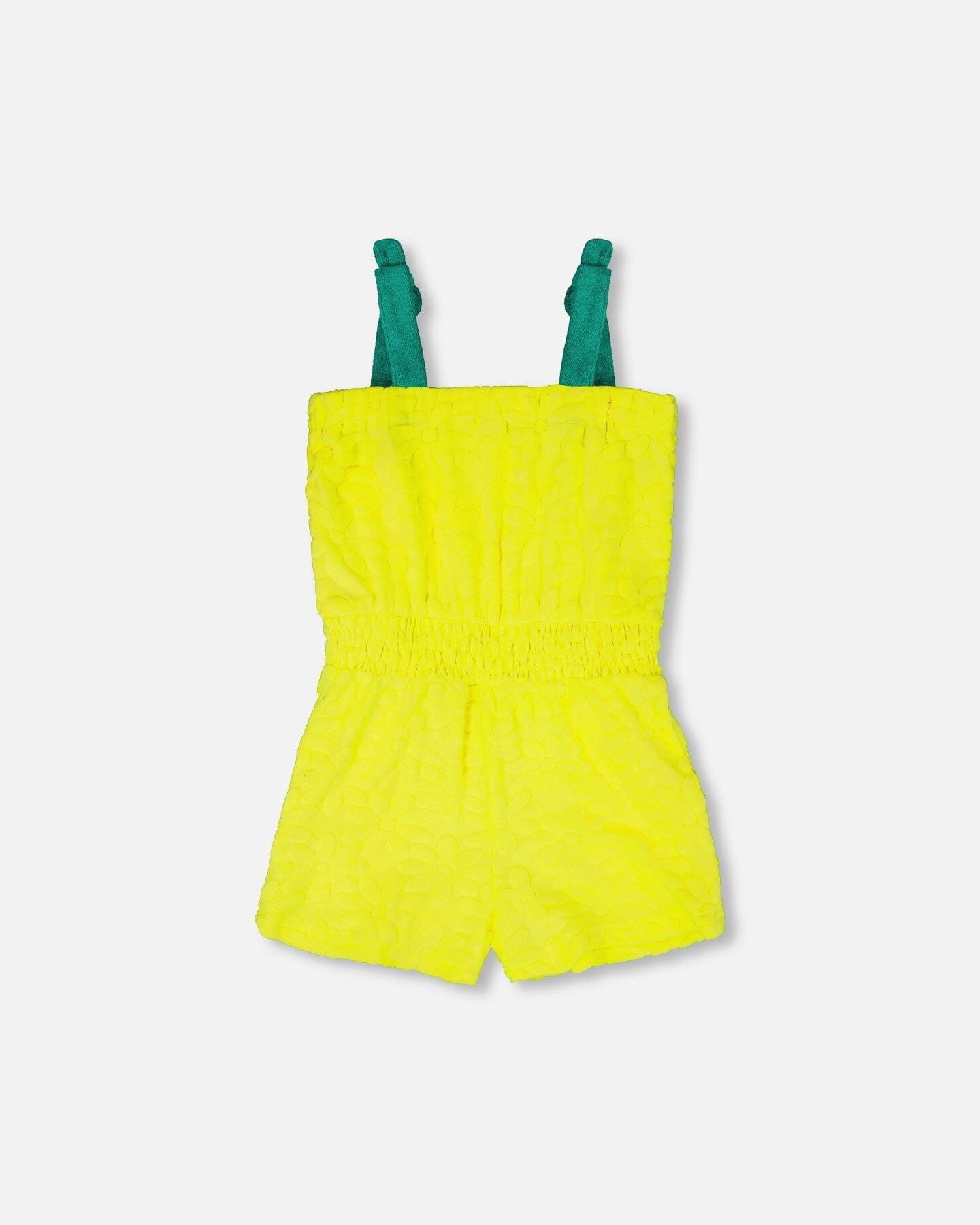 Deux par Deux Girls Terry Cloth Sleeveless Jumpsuit