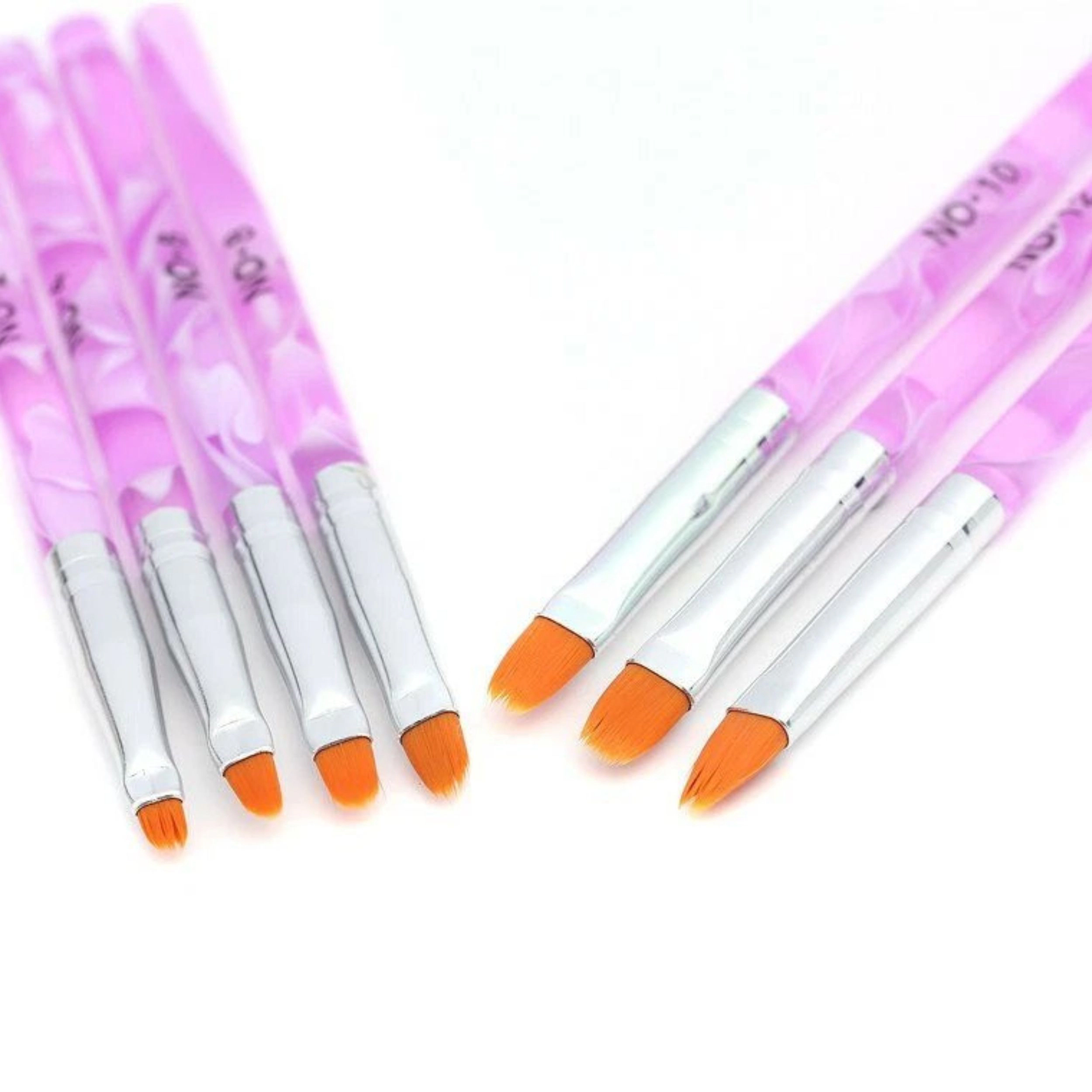 Home Collection Acrylic and UV Gel Nail Art Painting Brush Set Pack of 7
