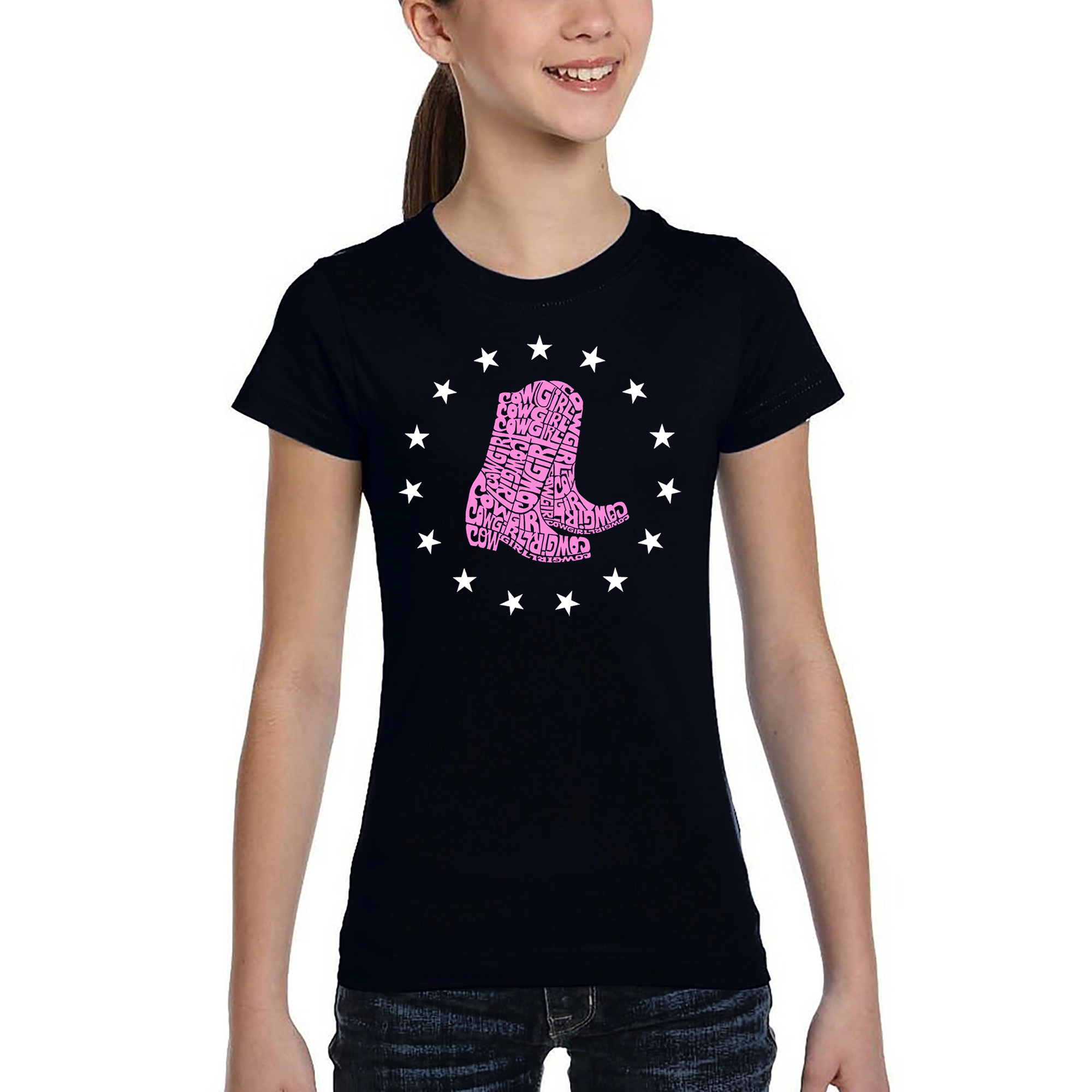 LA Pop Art Girls Word T-Shirt