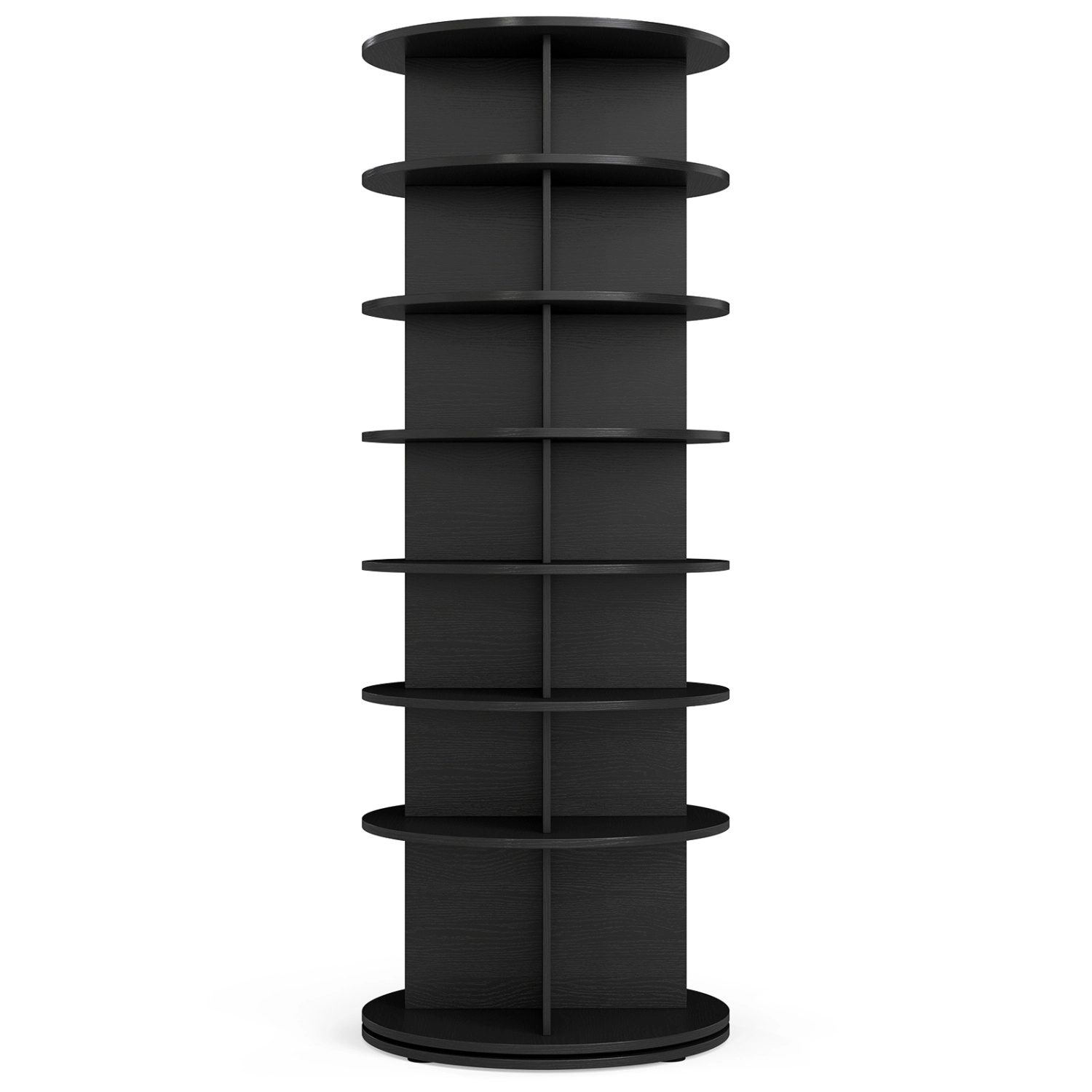 SlickBlue Rotating Shoe Storage Tower with 7 Tiers and 28 Cubes