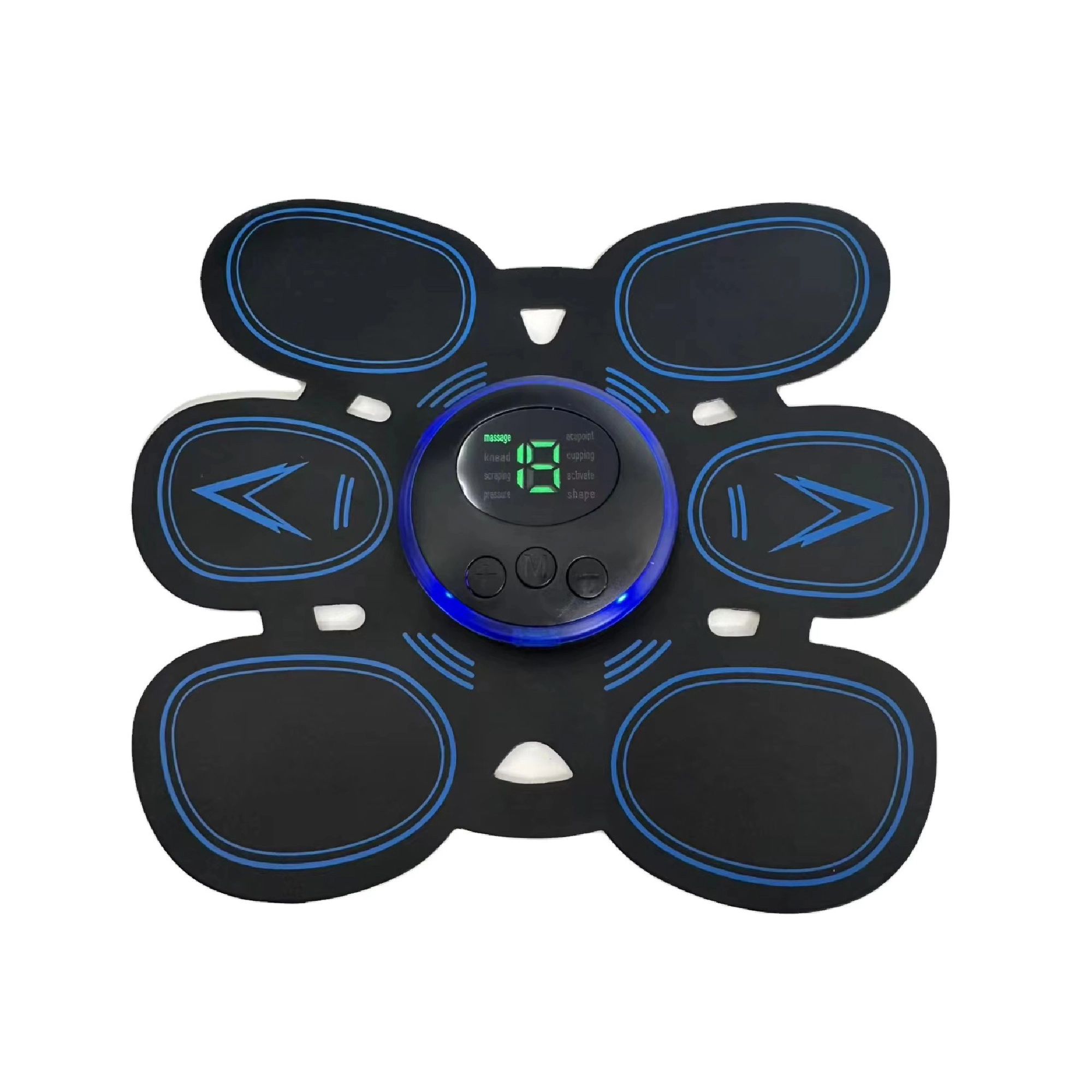 Pursonic Unisex Fitness Muscle Toning Device: Rechargeable Abdominal Muscle Toner & Massager