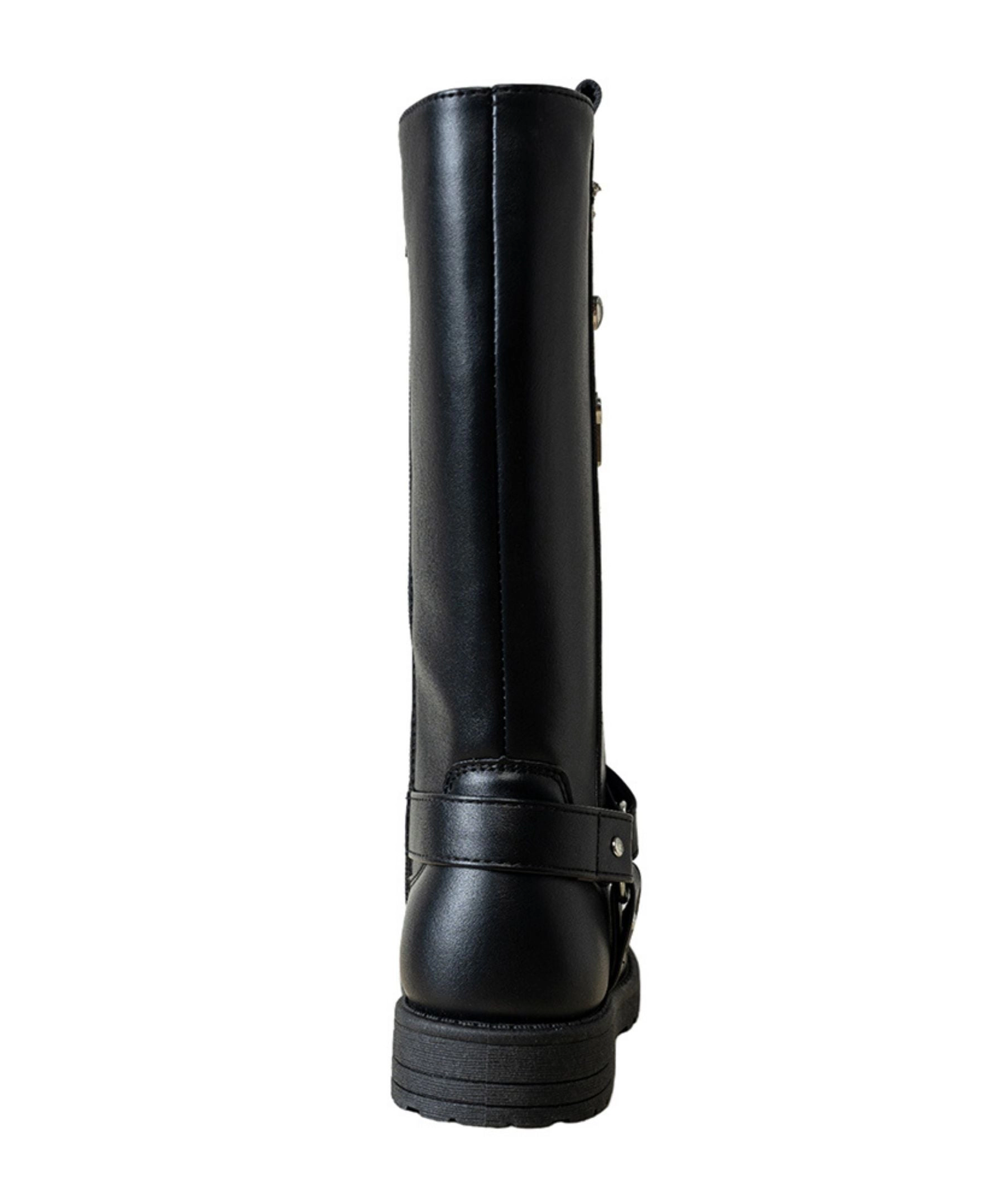Bebe Girl's Tall Rider Boot with Charms and Studs