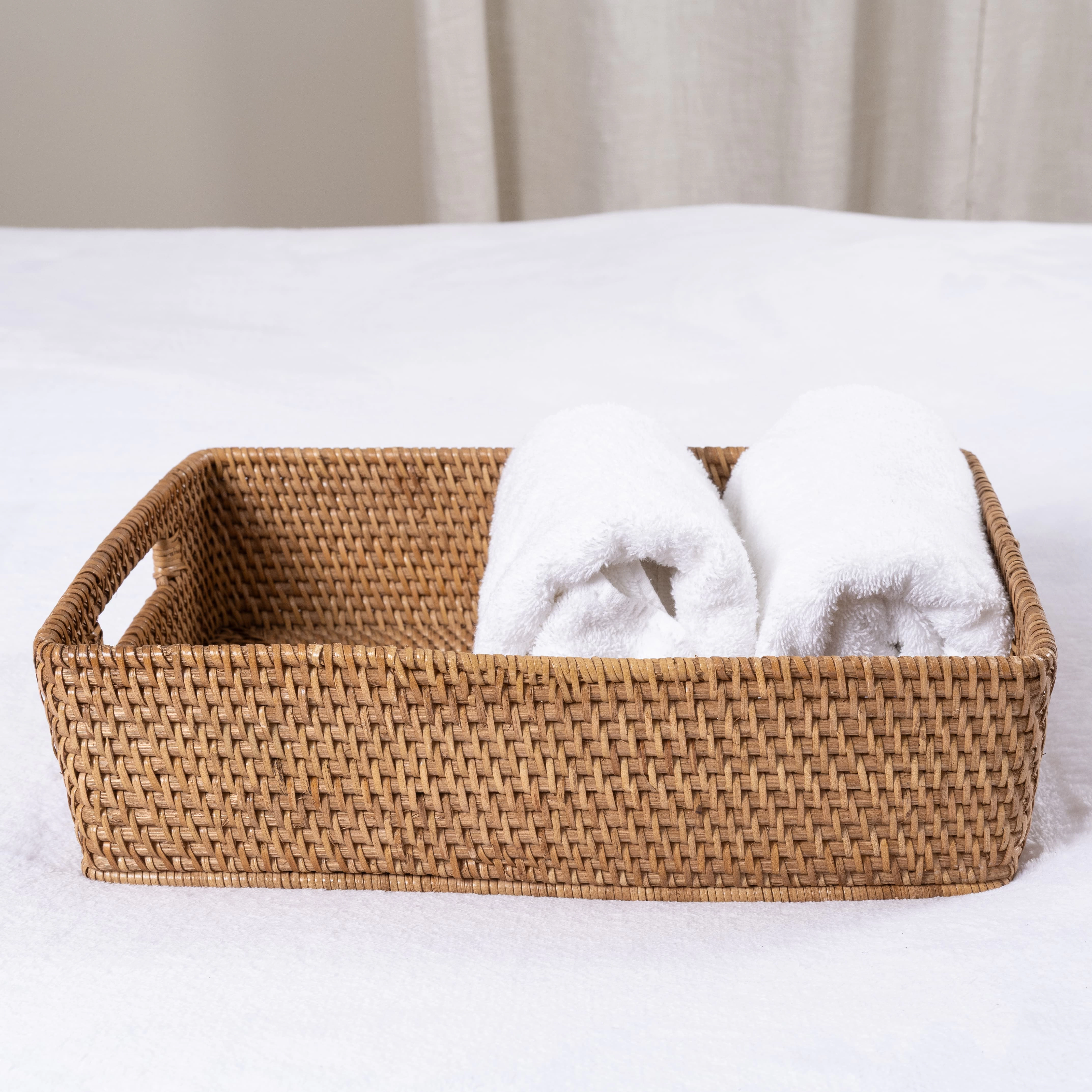 Saboga Home™ Rectangular Storage Basket with Rounded Corners