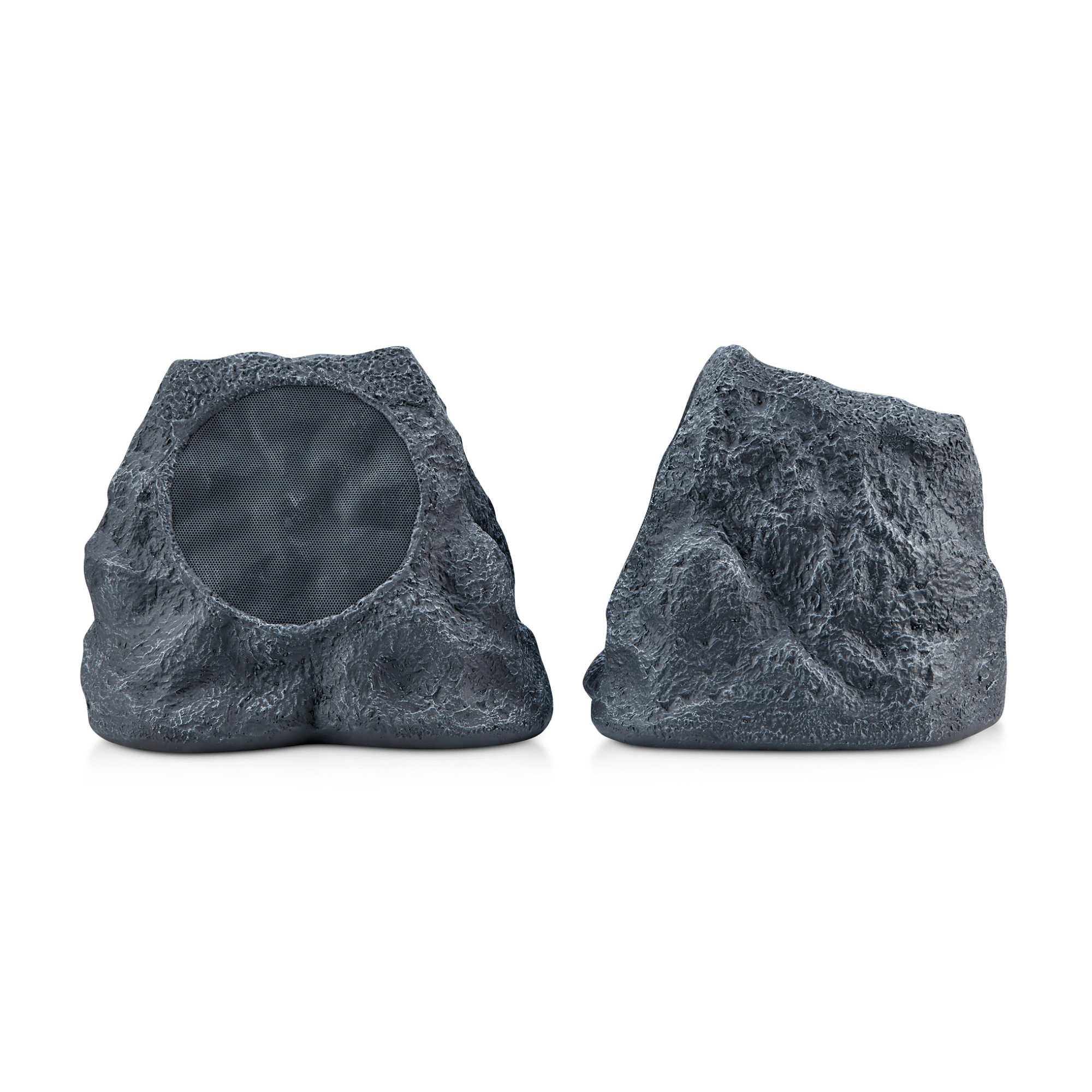 SoundPro 1-Pair Bluetooth Multi-Link Solar Rechargeable Wireless Rock Speakers