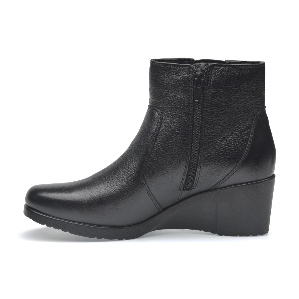 Pazstor Women's Leather Booties Jambu