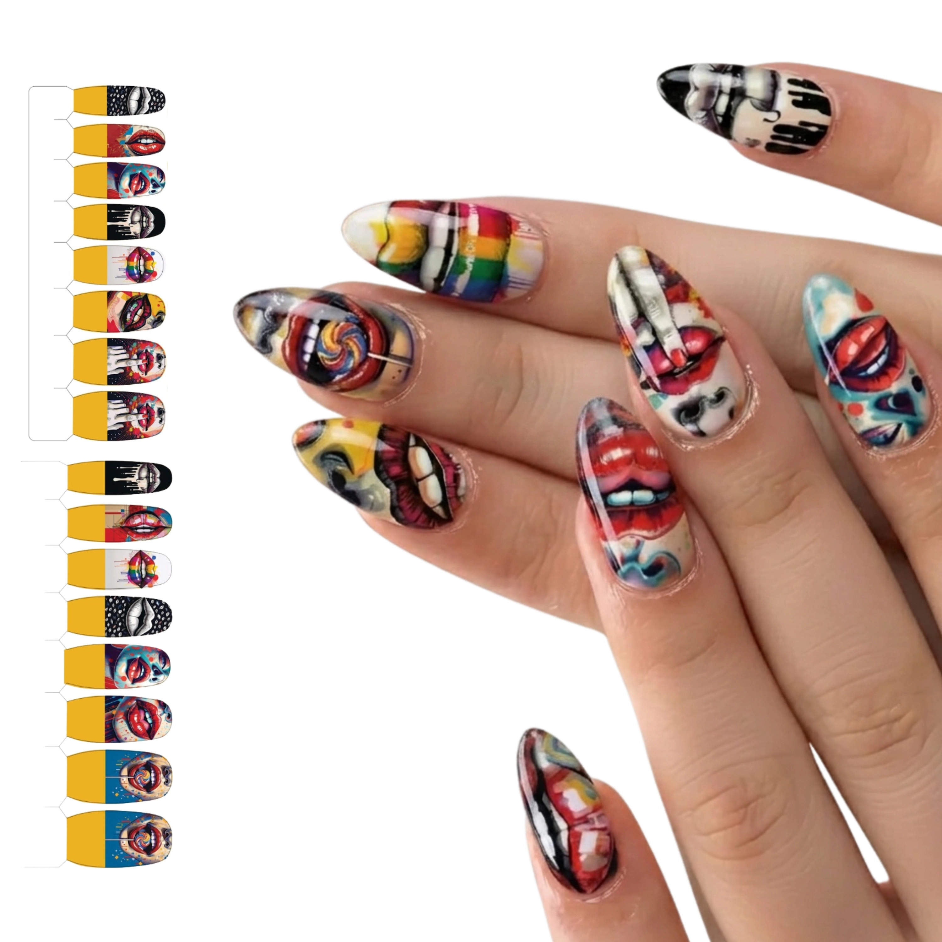 XPNail Women's Nail Polish Strips Mwah 16ct