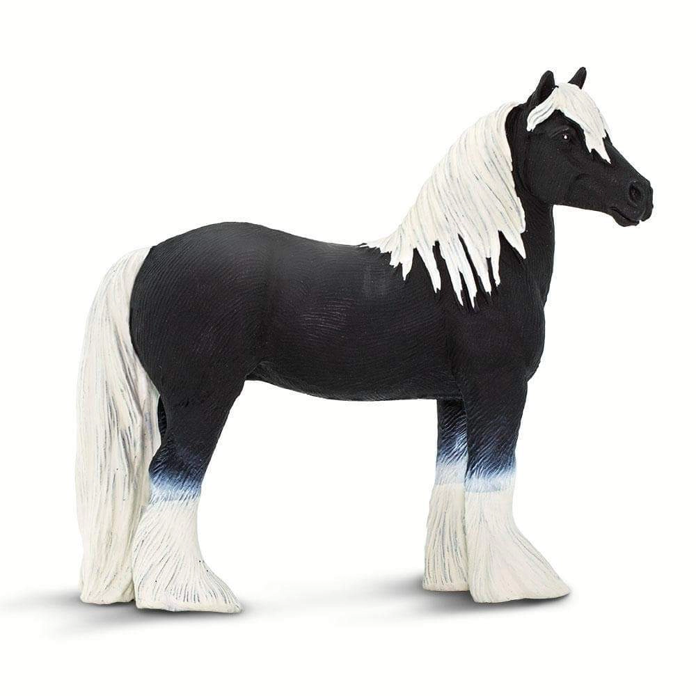Safari Ltd. - Gypsy Vanner Horse Kids Toy Figure