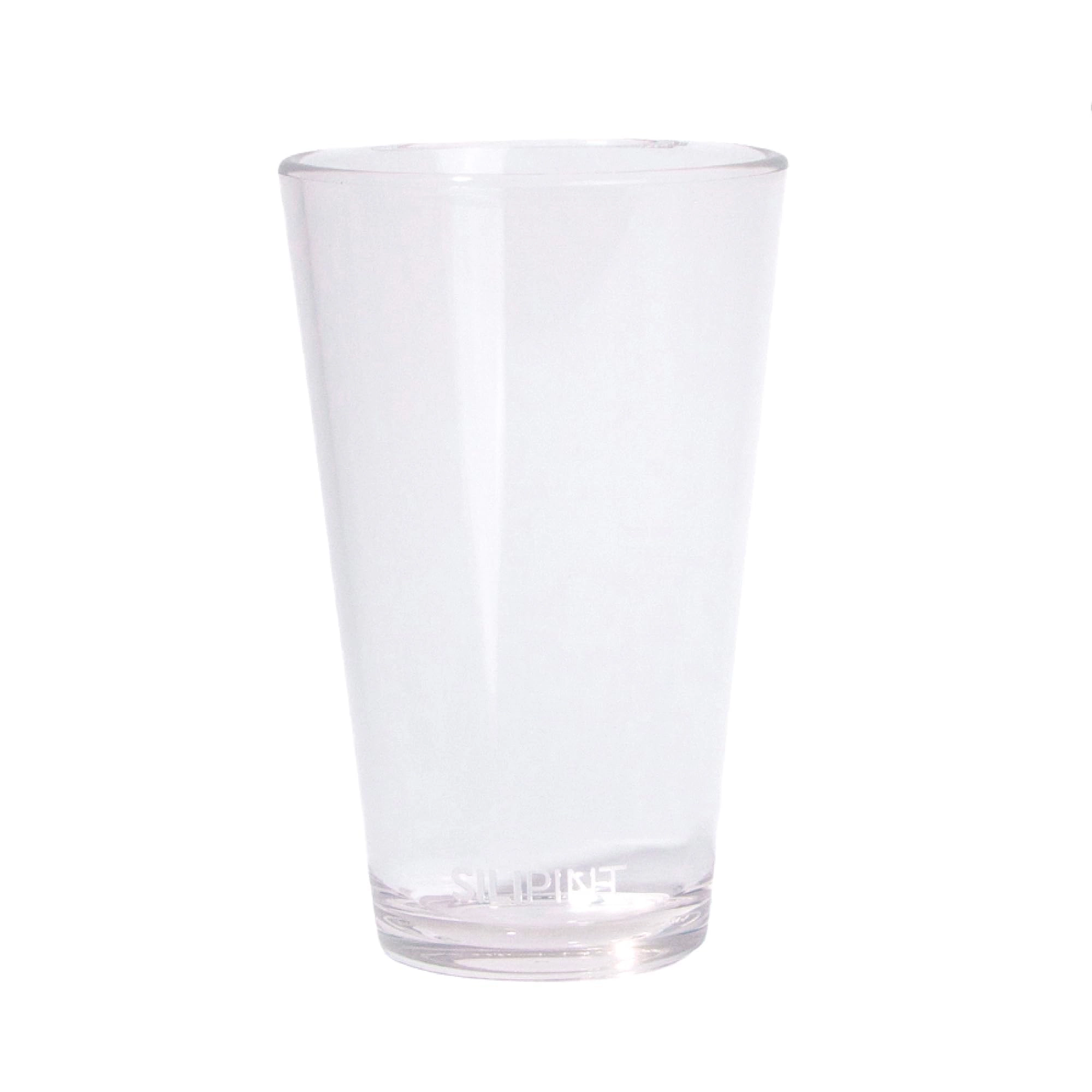 Silipint Silicone 16 oz Crystal Clear Pint Glass
