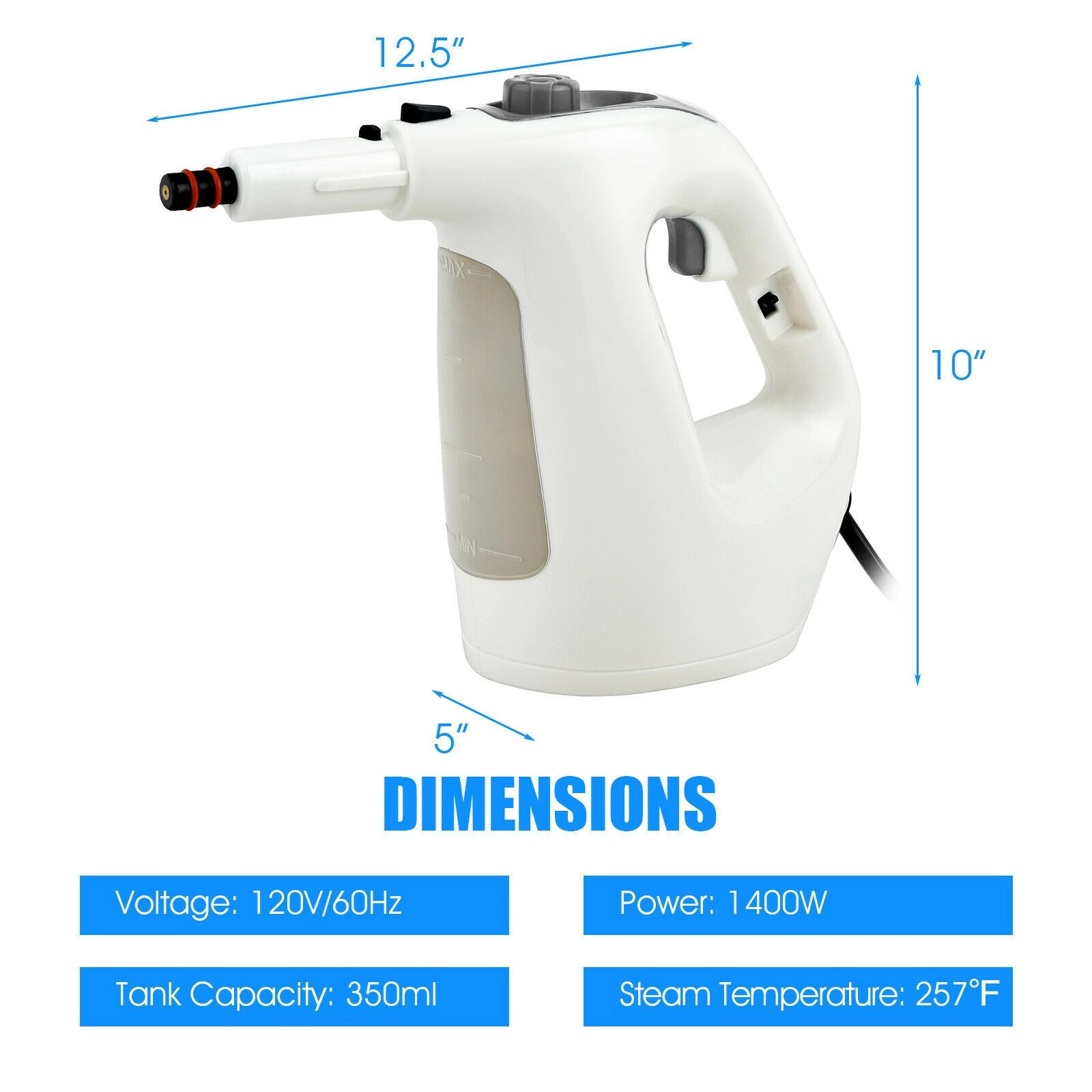 SlickBlue Multi-Purpose Steam Cleaning Machine for Kitchen, Bathroom, Sofa and Floors