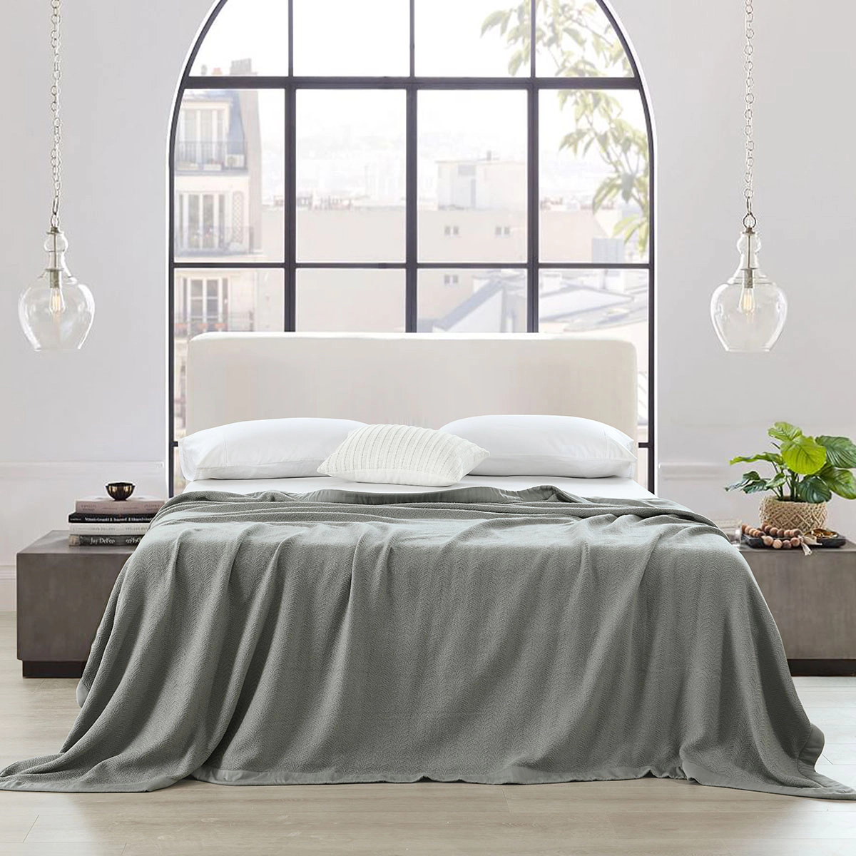 Egyptian Linens 100% Cotton 2 Ply Sheet Blanket Throw
