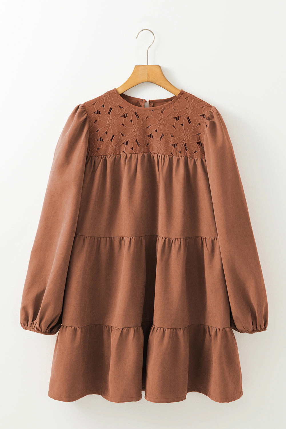 Threaded Pear Zion Ruffled Mini Dress