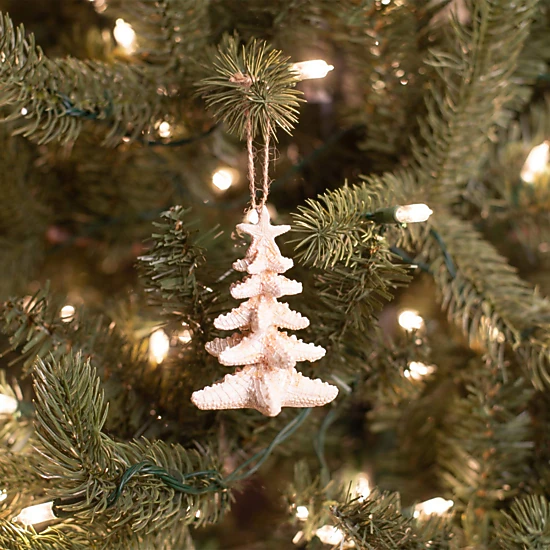 Ganz Starfish Tree Natural Brown 4 x 3 Resin Stone Decorative Hanging Ornament