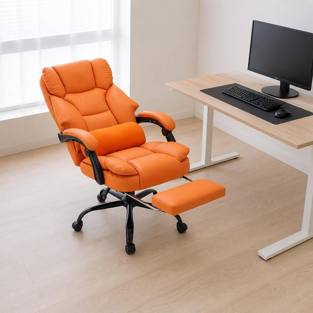 GOODSILO Ergonomic PU Leather Adjustable Office Chair