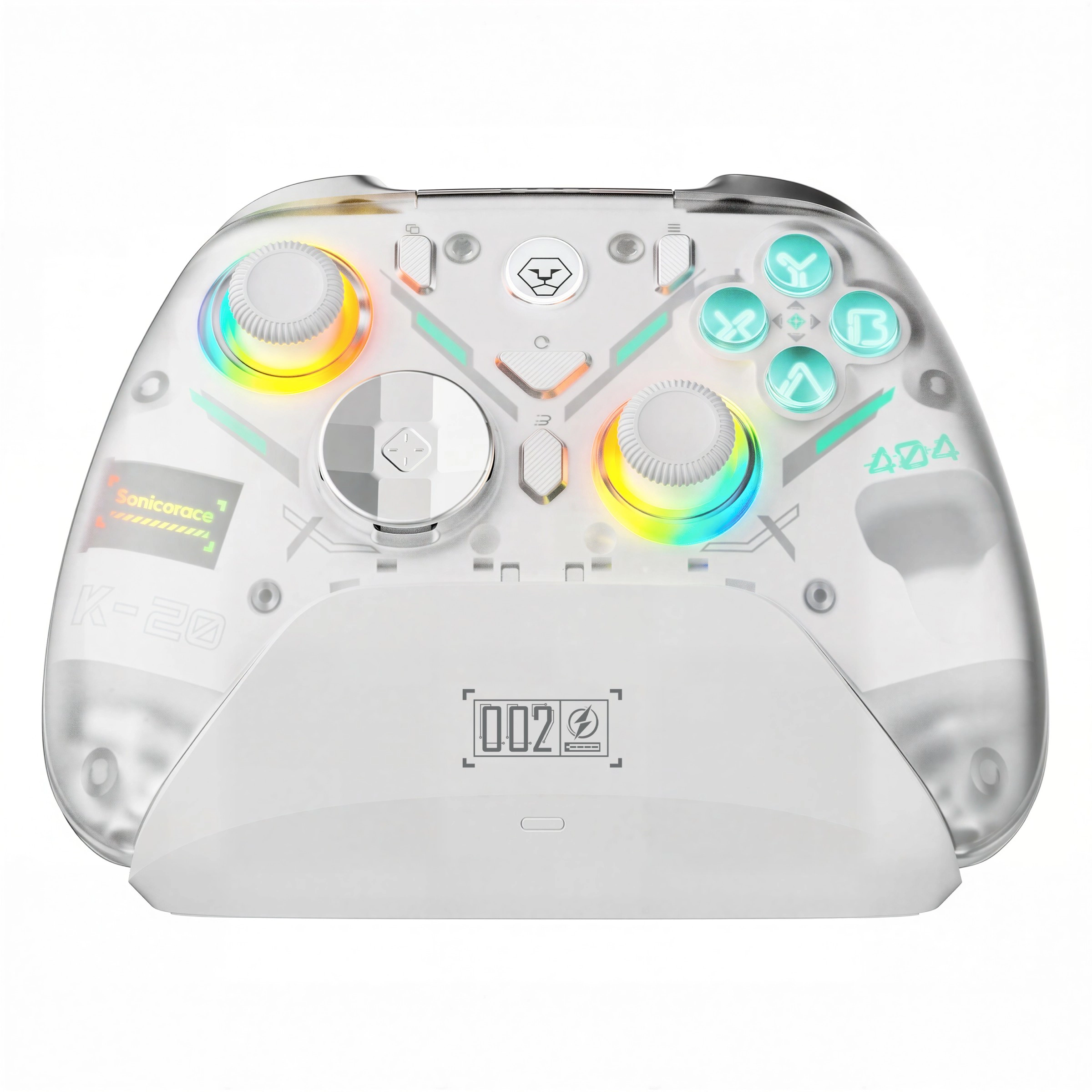 Sonicgrace Wireless Controller with Magnetic Charging Dock