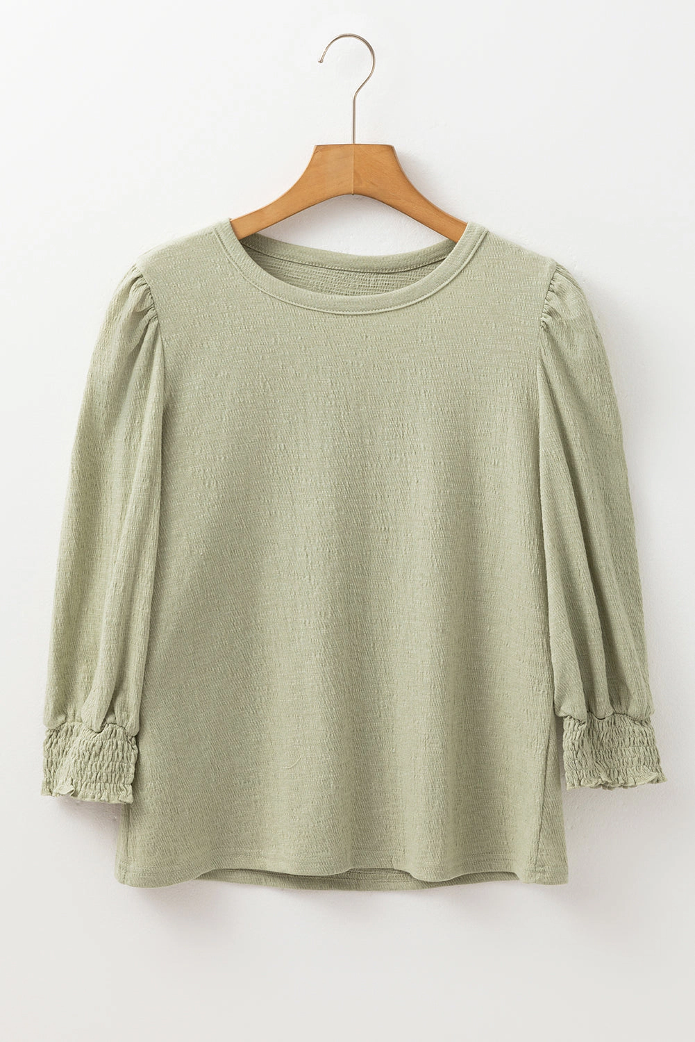 Threaded Pear Women's Adelynn Textured Half Sleeve Blouse