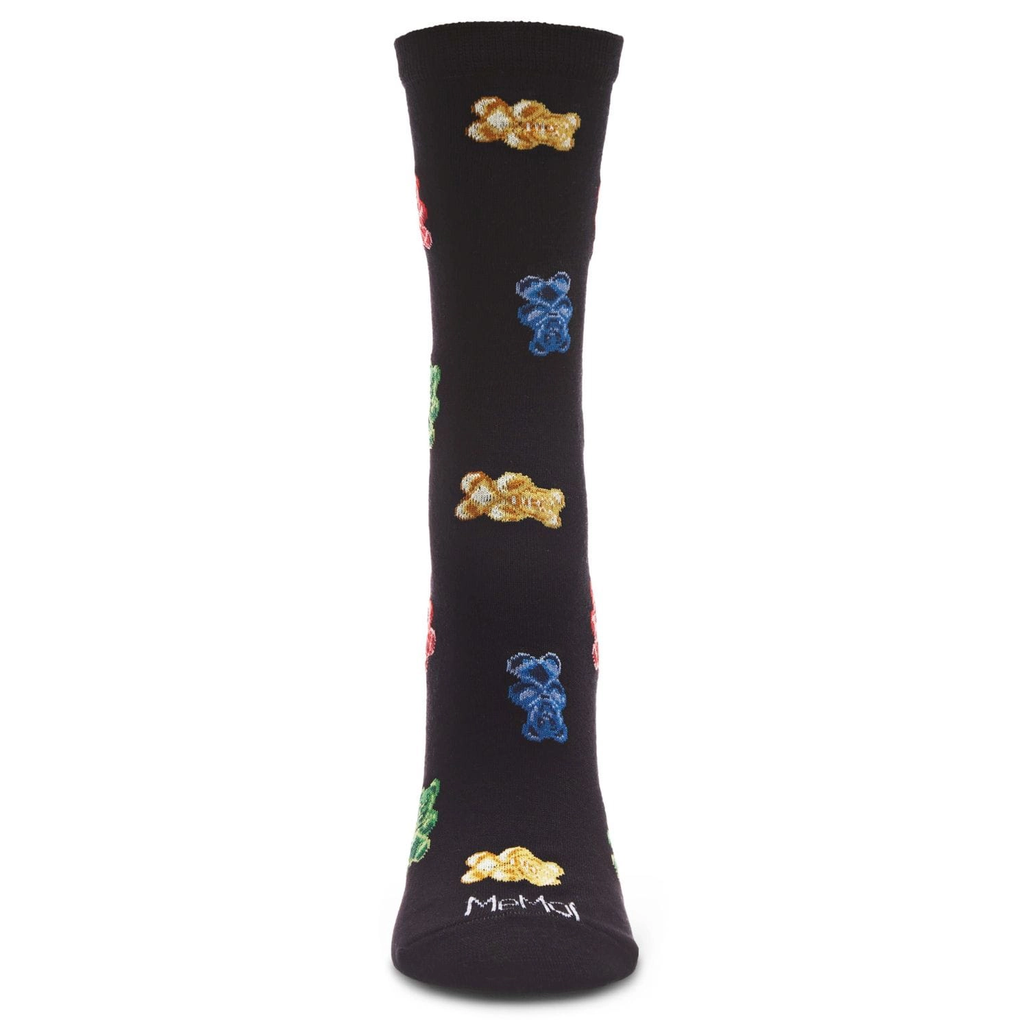 MeMoi Women's "Gummy Bears" Rayon Blend Novelty Crew Socks