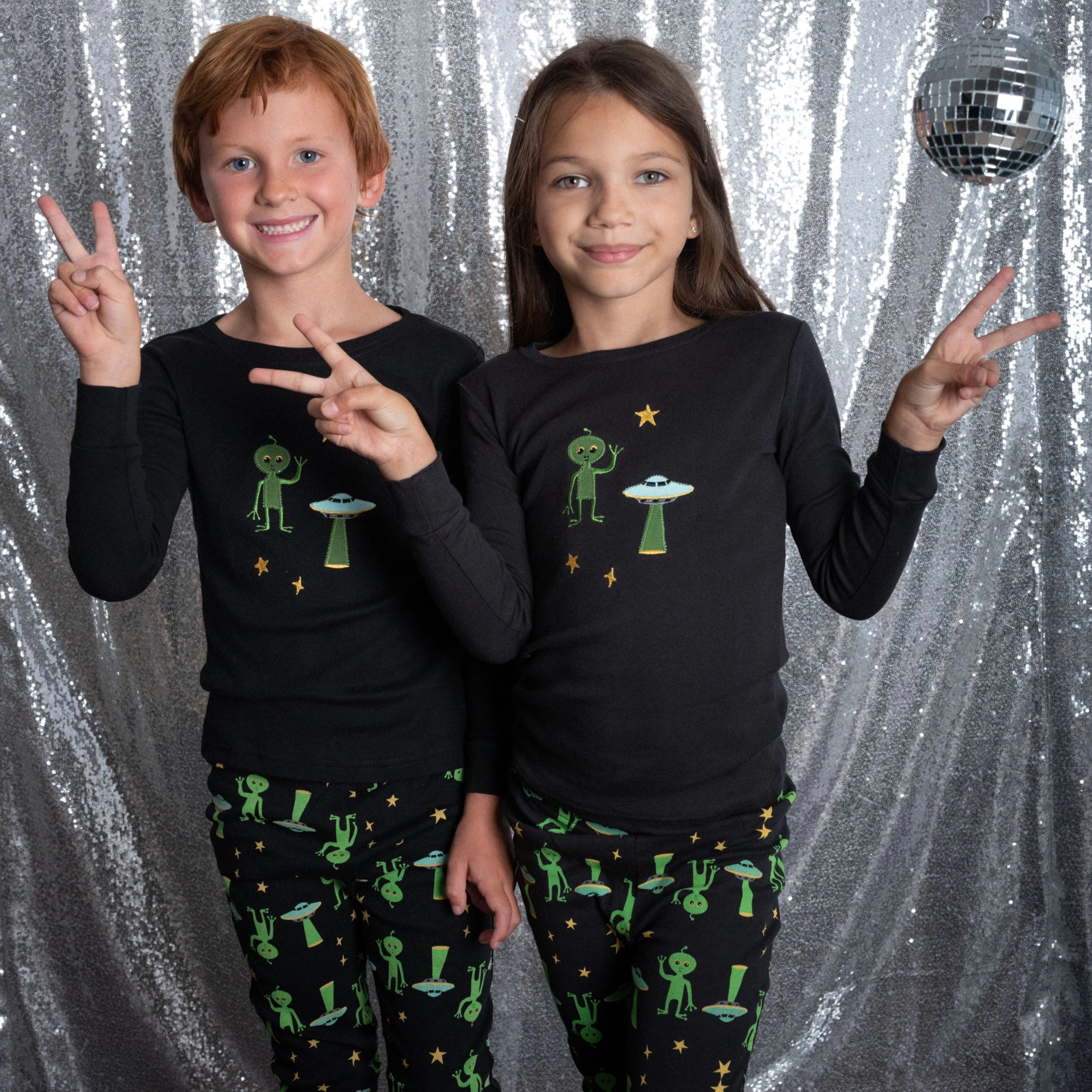 Leveret Toddler/Kids 2-Piece Cotton Snug Fit Halloween Pajamas