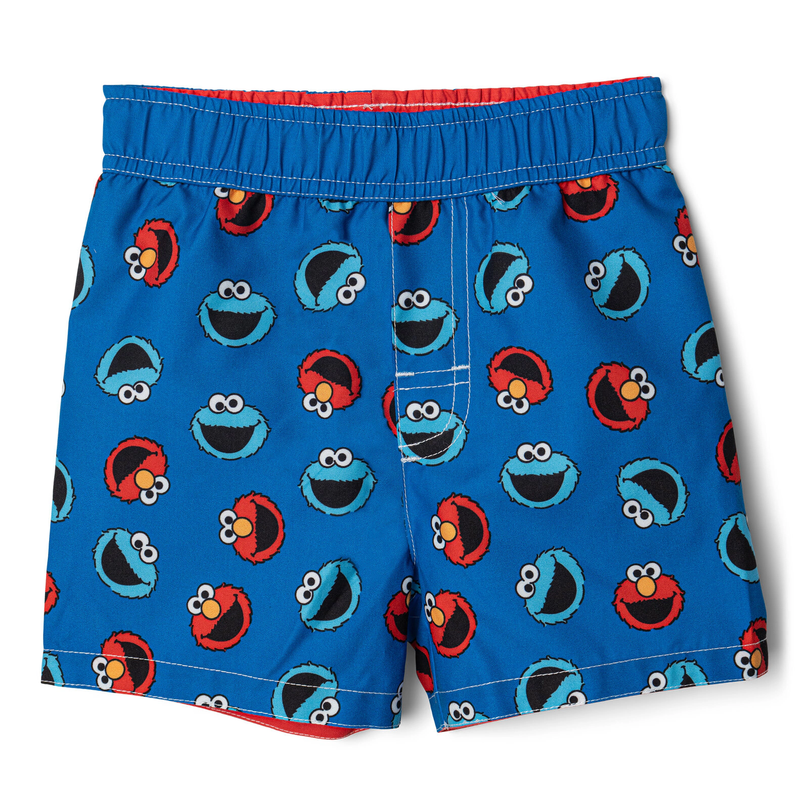 Sesame Street Boys' 2-Piece Swimwear Rash Guard and Swim Trunks Set