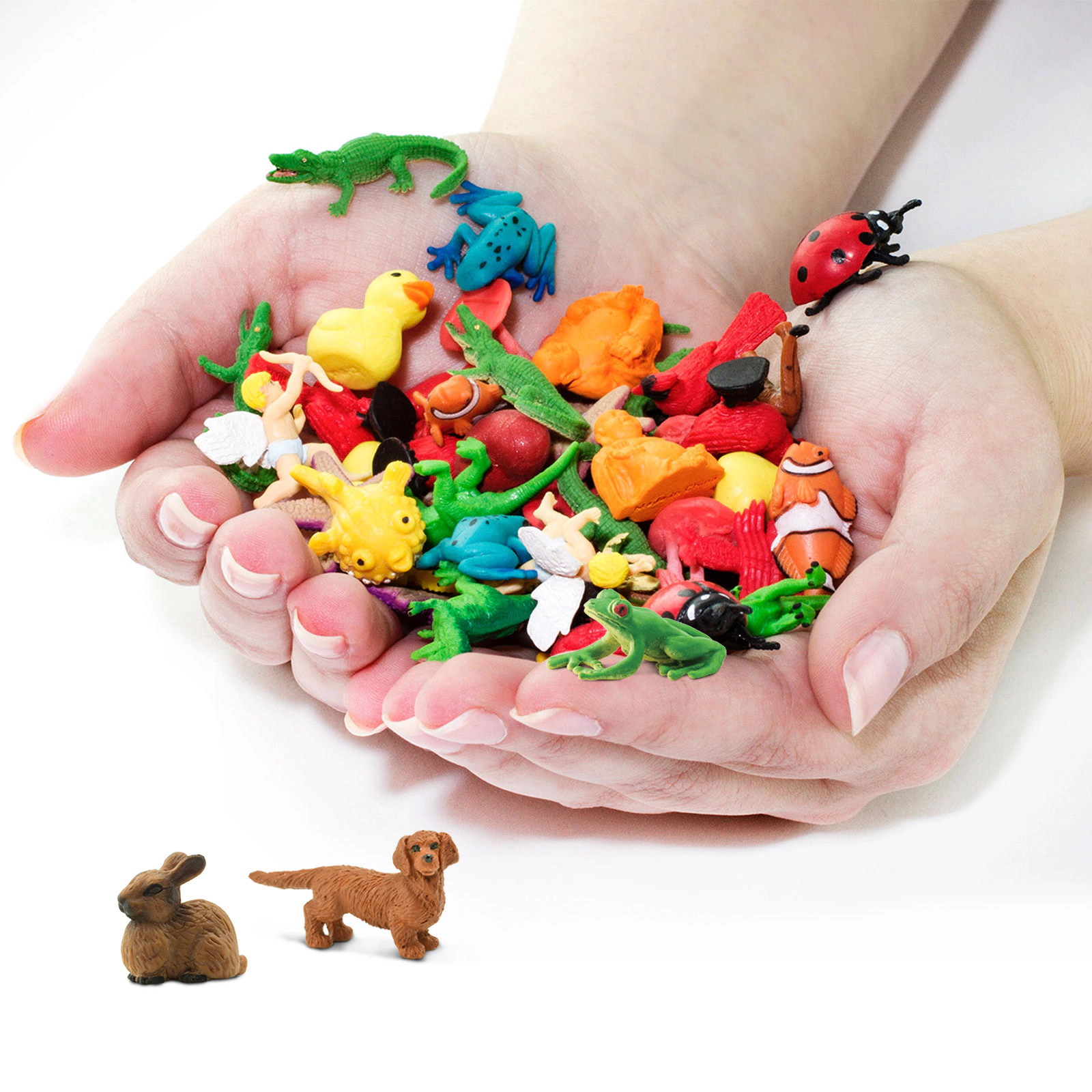 Safari Ltd. - Good Luck Minis Pets Fun Pack - 8 Mini Toy Figurines for Kids