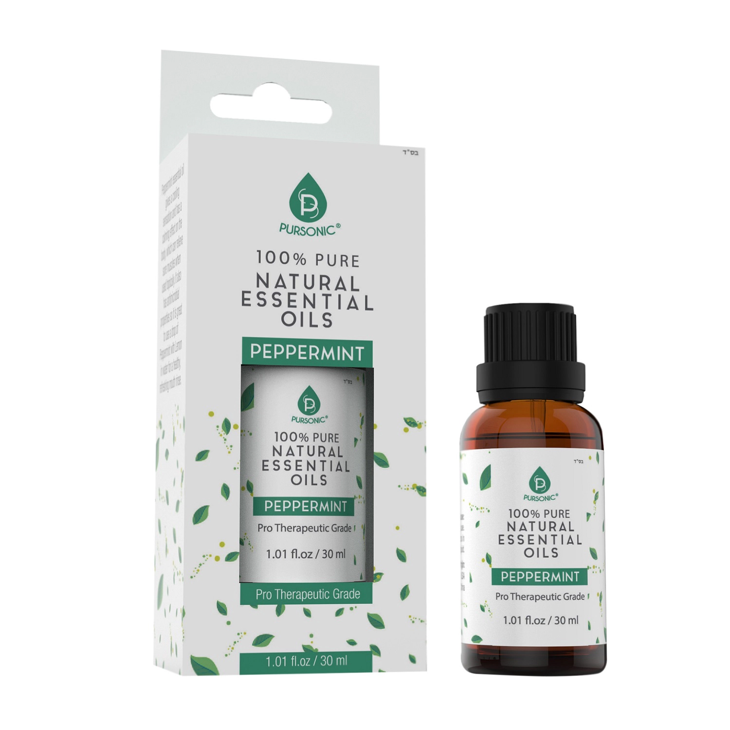 Pursonic Unisex 100% Pure & Natural Peppermint Essential Oils