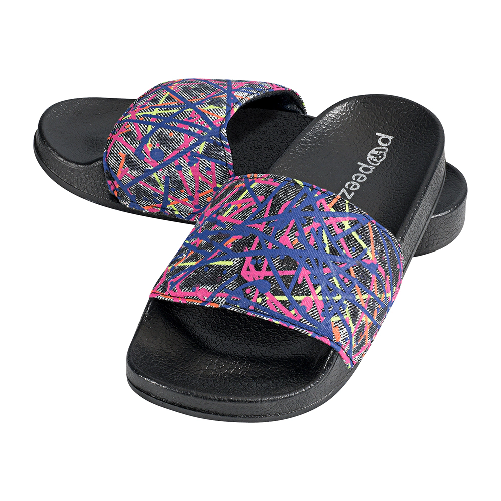 Roxoni Girl's Sandal – Art Color with Abstract Print Strap
