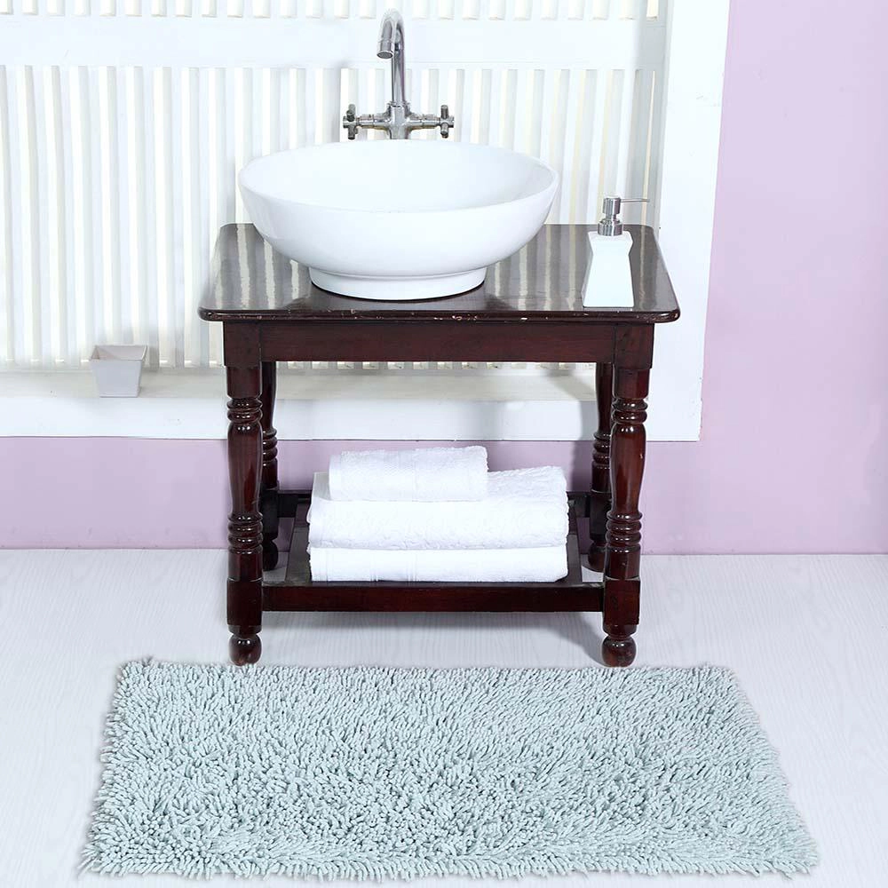 Chenille Shaggy 220 GSF Non Skid Back Bath Rug 20in x 30in by Knightsbridge