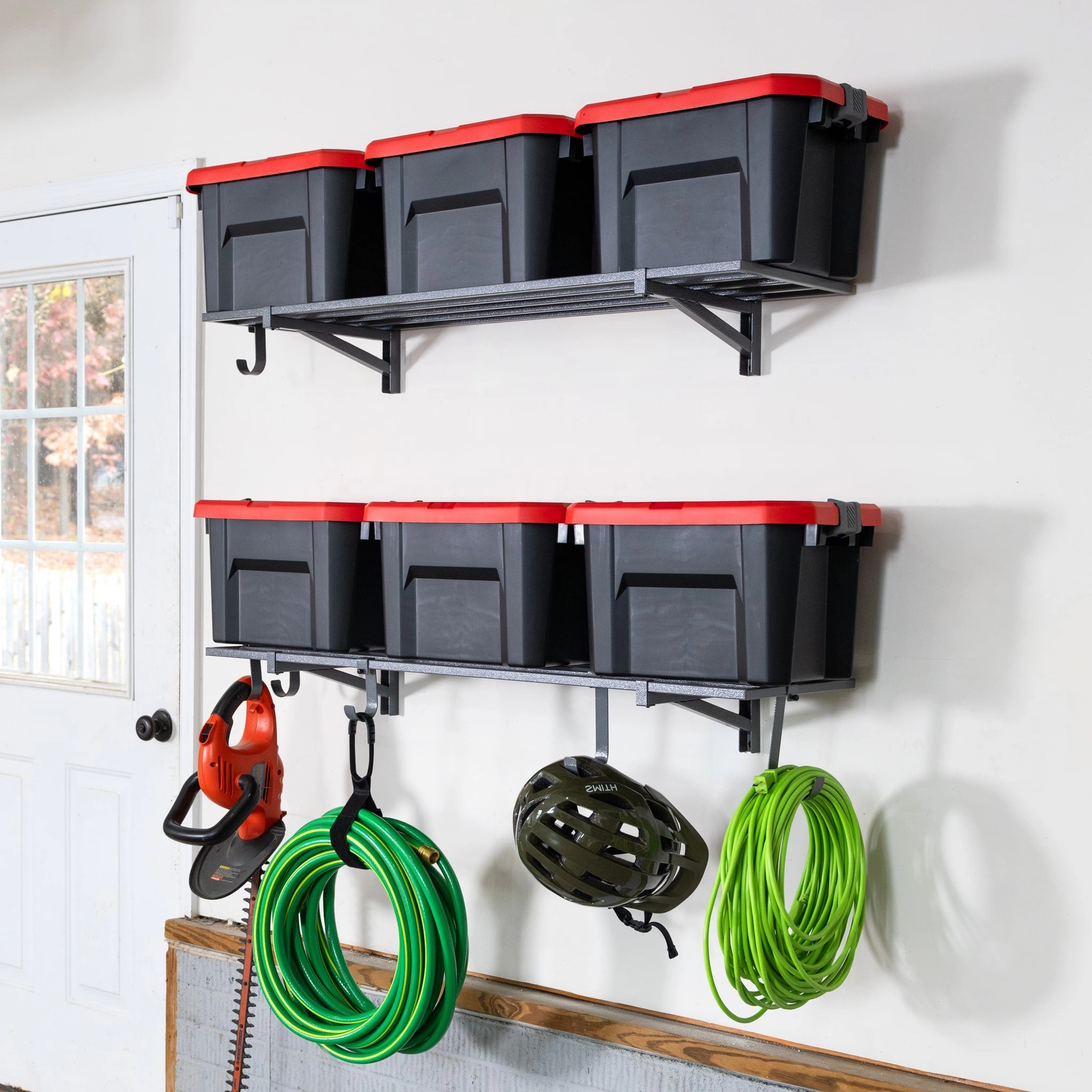 StoreYour 1' x 4' Bristol Garage Wall Mount Shelves, 2 Pack