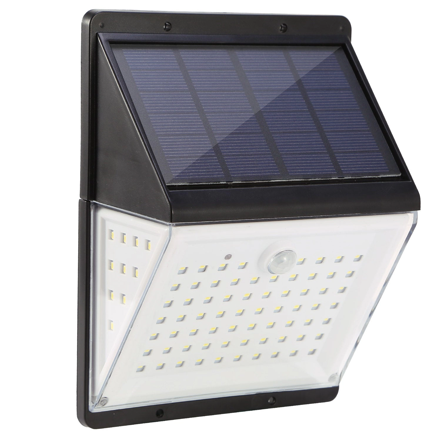 GBruno 88-LED Solar Motion Sensor Wall Light