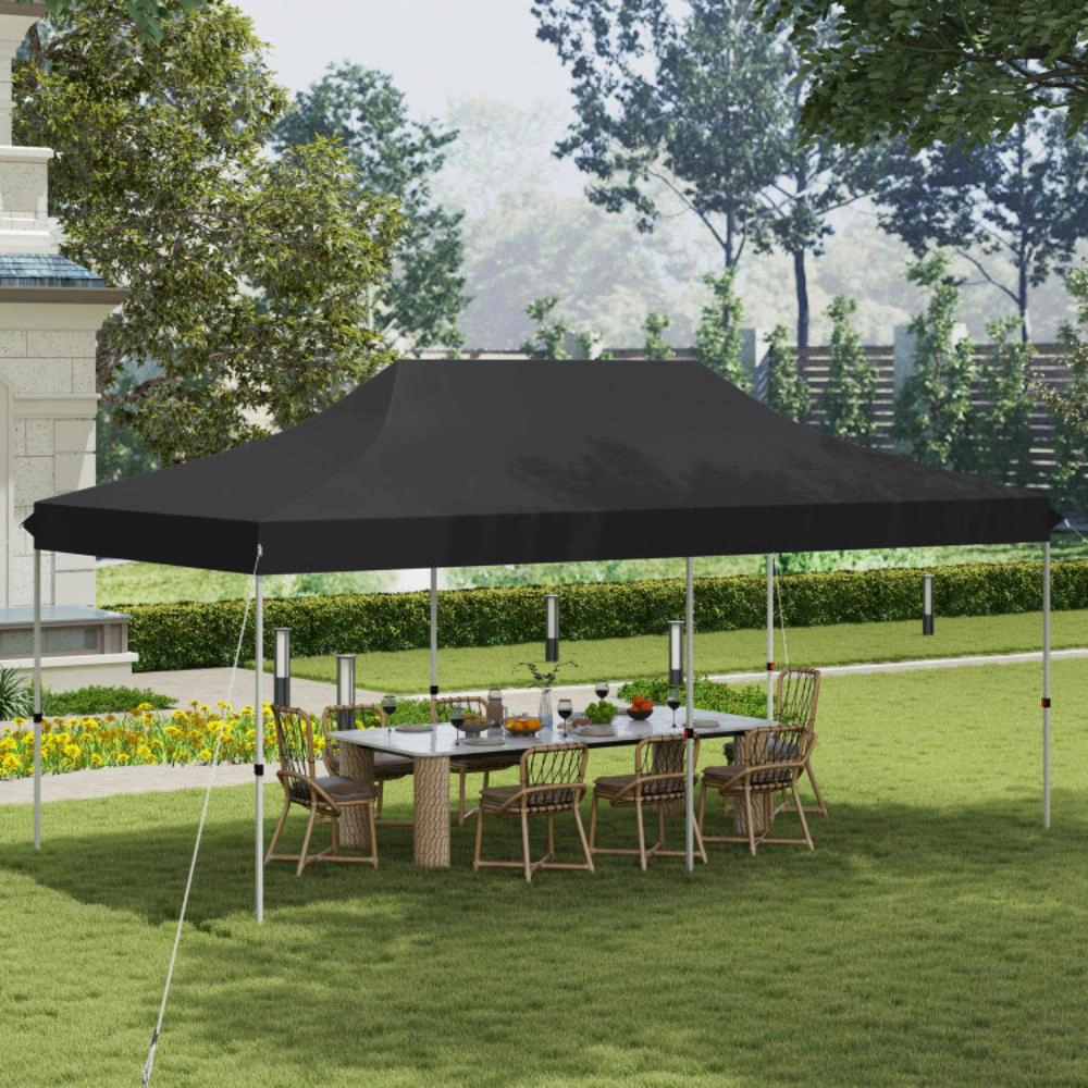 Hivvago 10 X 20 FT Pop up Canopy Tent Foldable Portable Outdoor Gazebo with Carry Bag