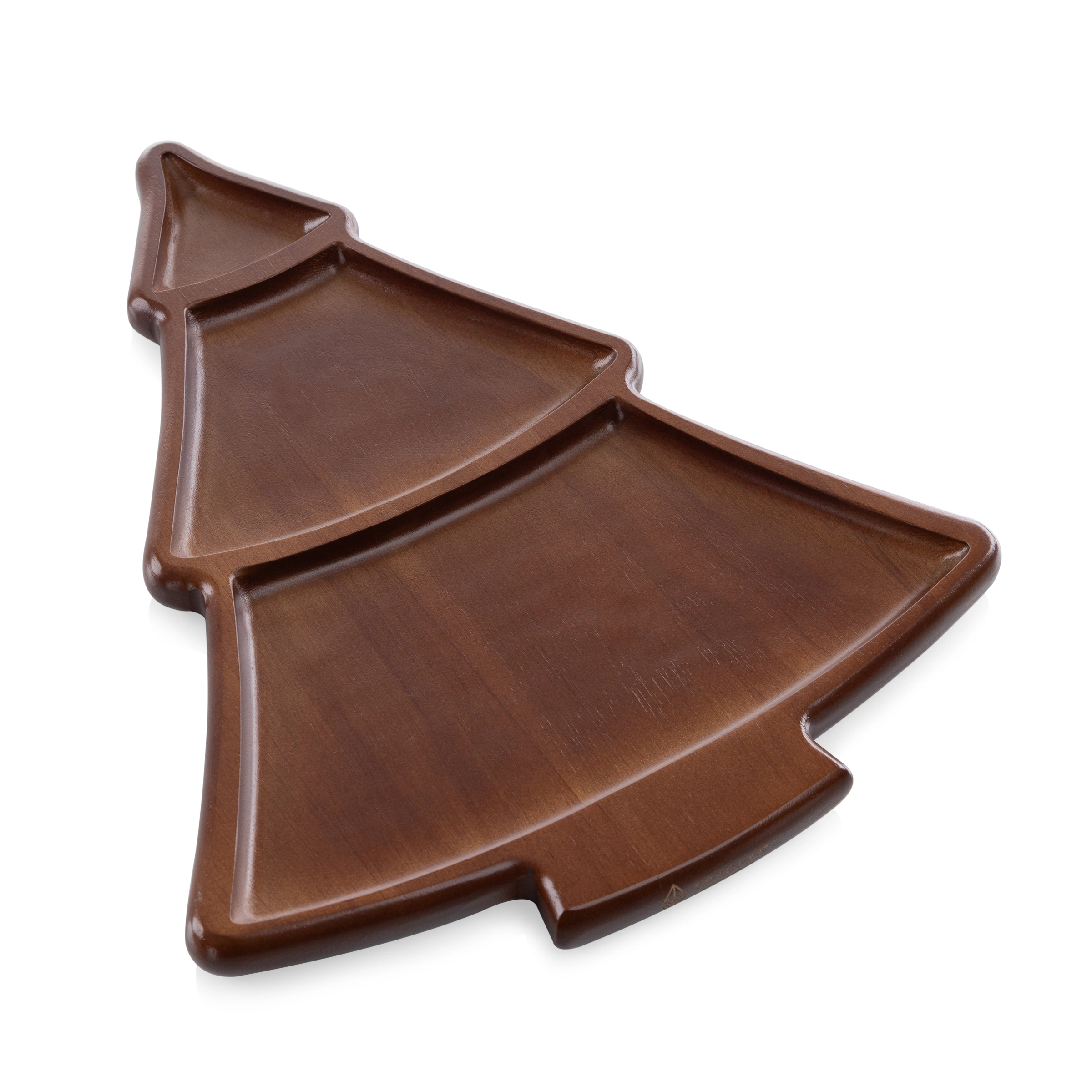 TOSCANA Christmas Tree Sectioned Serving Tray