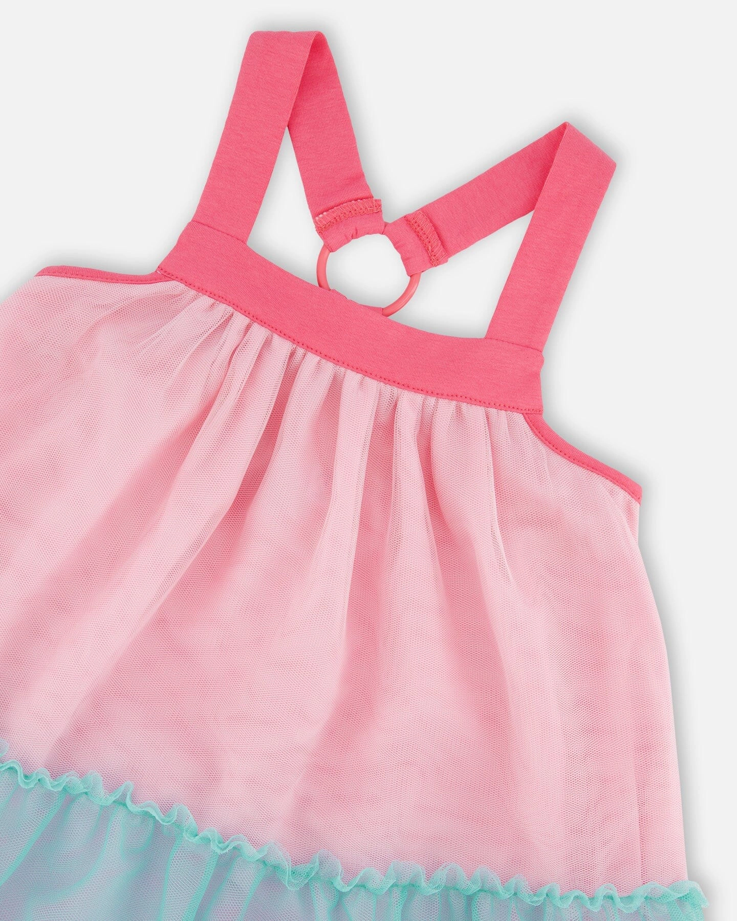 Deux par Girls Mesh Tiered Dress