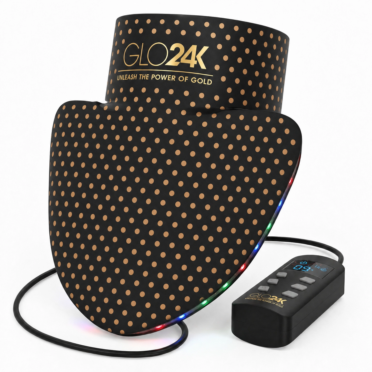 GLO24K 7 Color LED Super Mask for the Neck, Chest & Décolleté