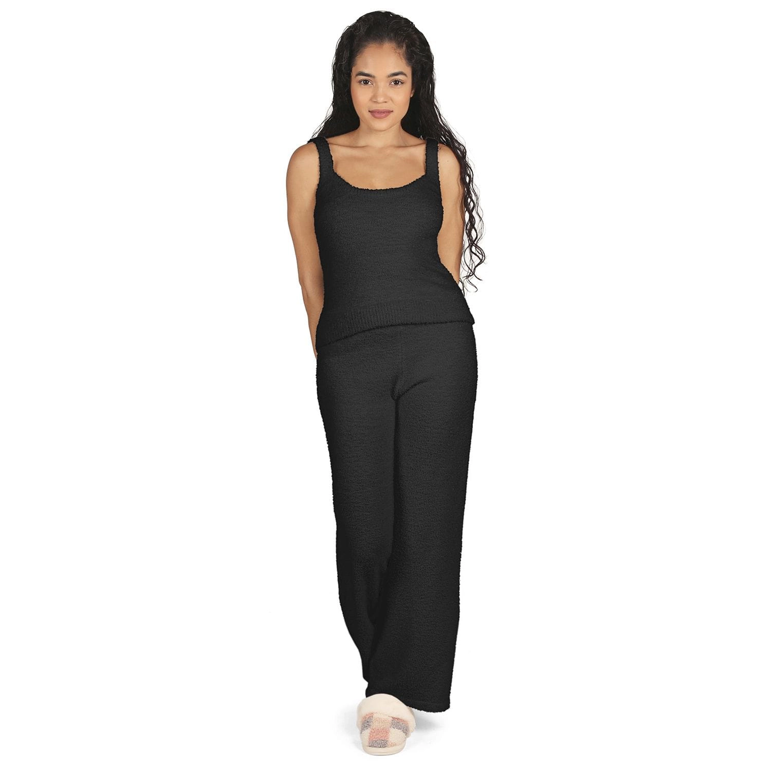 Memoi Women's Soft Cozy Knit Comfy Scoop Neckline Tank Top