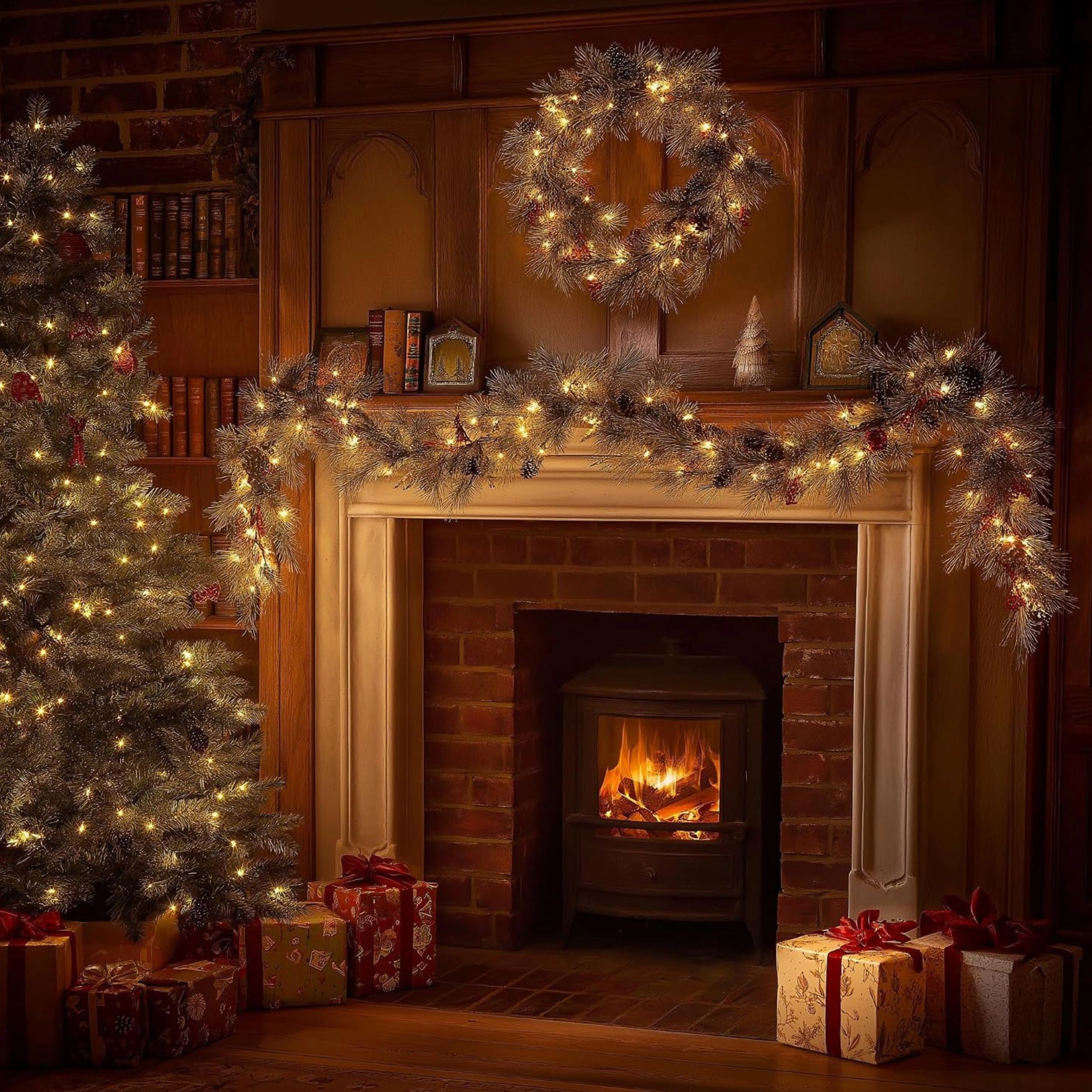 Stock Preferred 20 Ft 100 Count Incandescent Christmas String Lights for Indoor and Outdoor Use