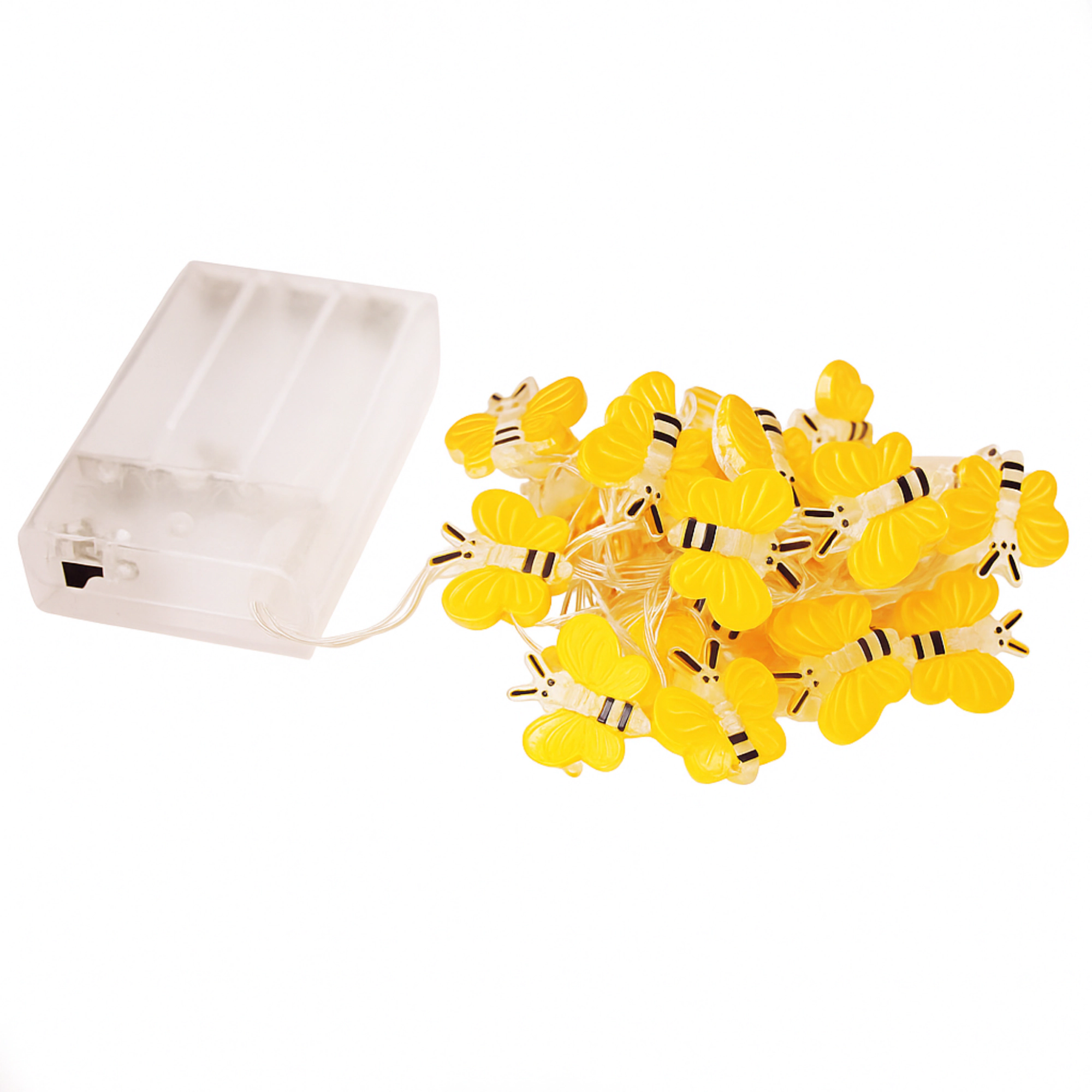 Elegani 3-Pack 20-LED Bee String Lights - Warm White Indoor Fairy Lights