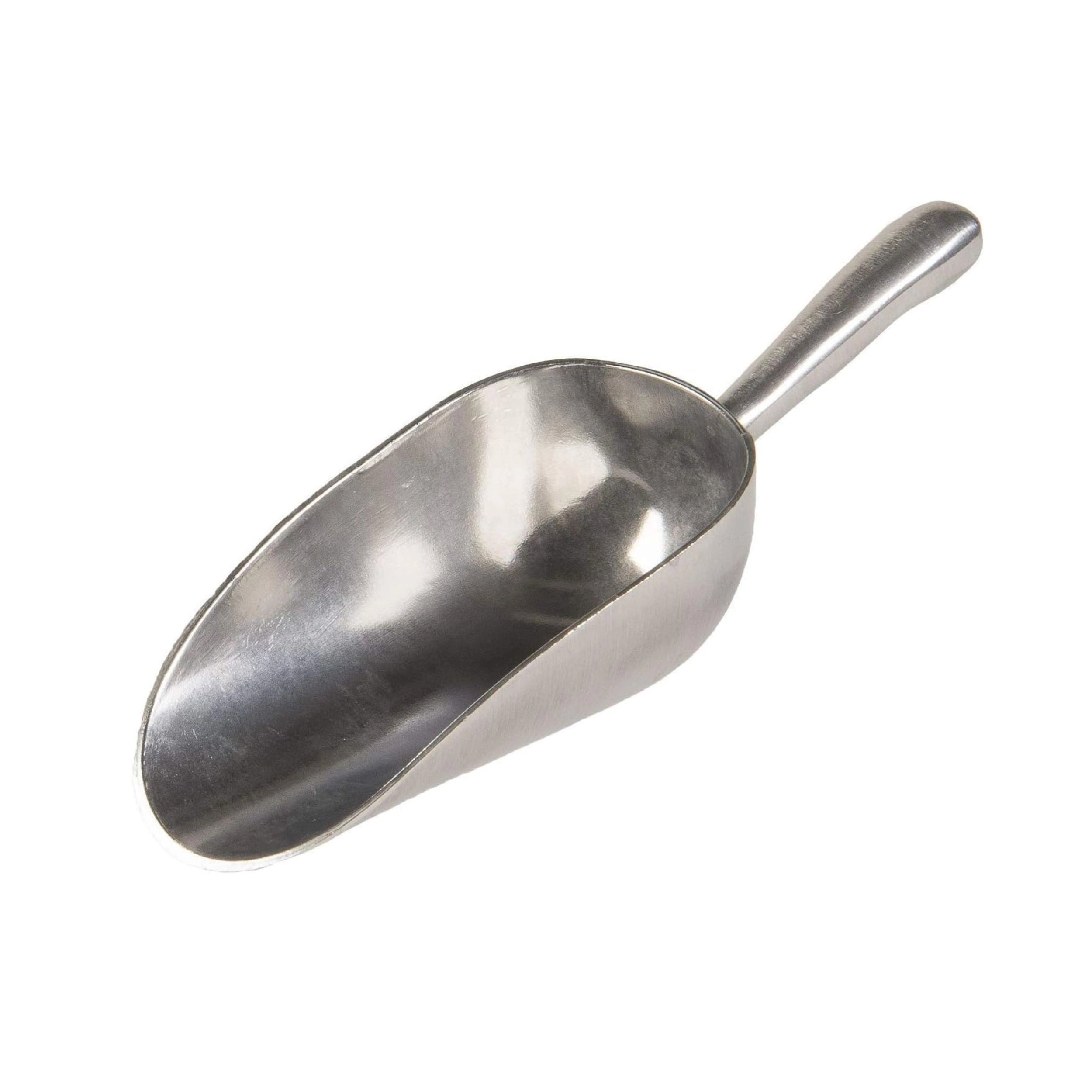Stock Preferred Set of 2 Cast Aluminum 12 oz Ice Scoops for Ice Dry Goods Candy and Spices