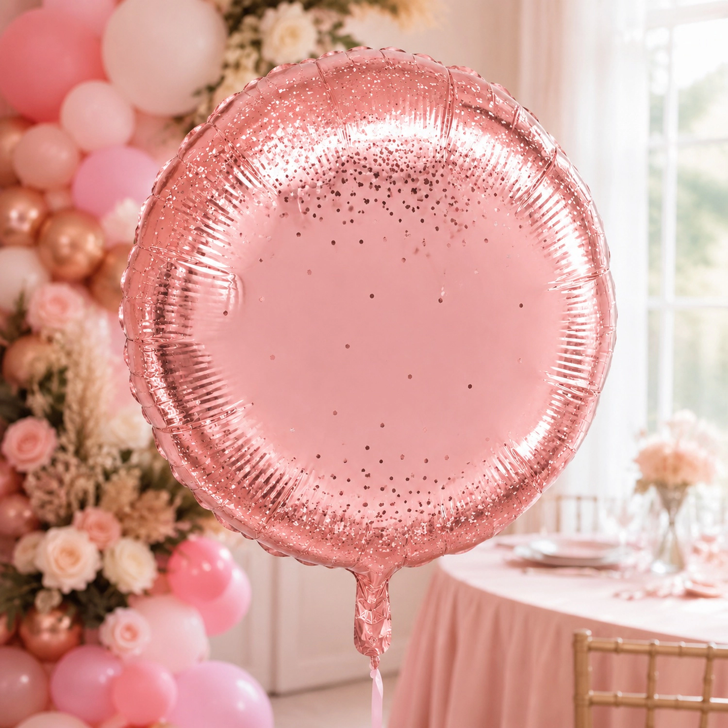 LoonBalloon 38 in Floral Celebration Foil Balloon 5-Pack