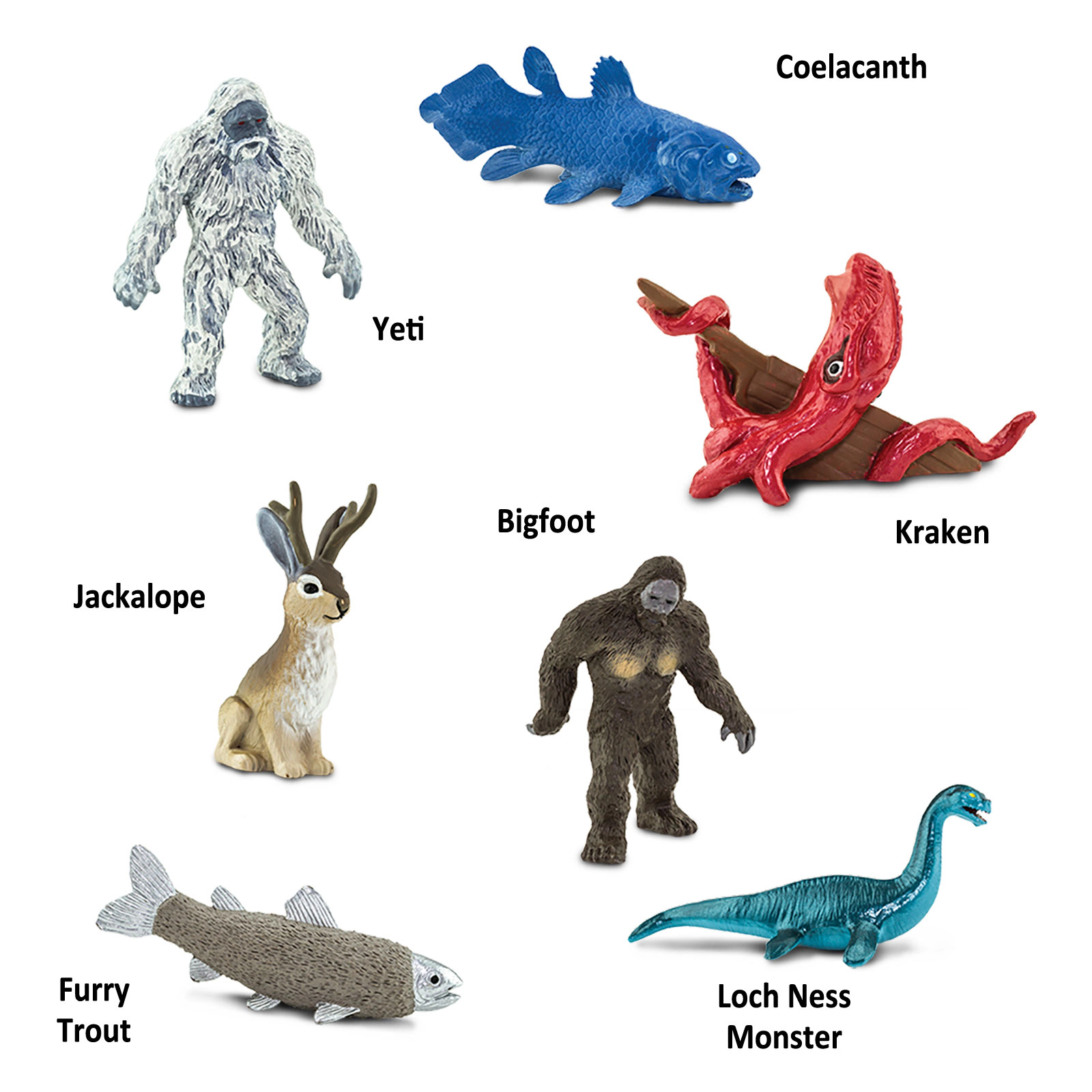Safari Ltd. - Cryptozoology Designer TOOB - contains 7 Mini Figurines