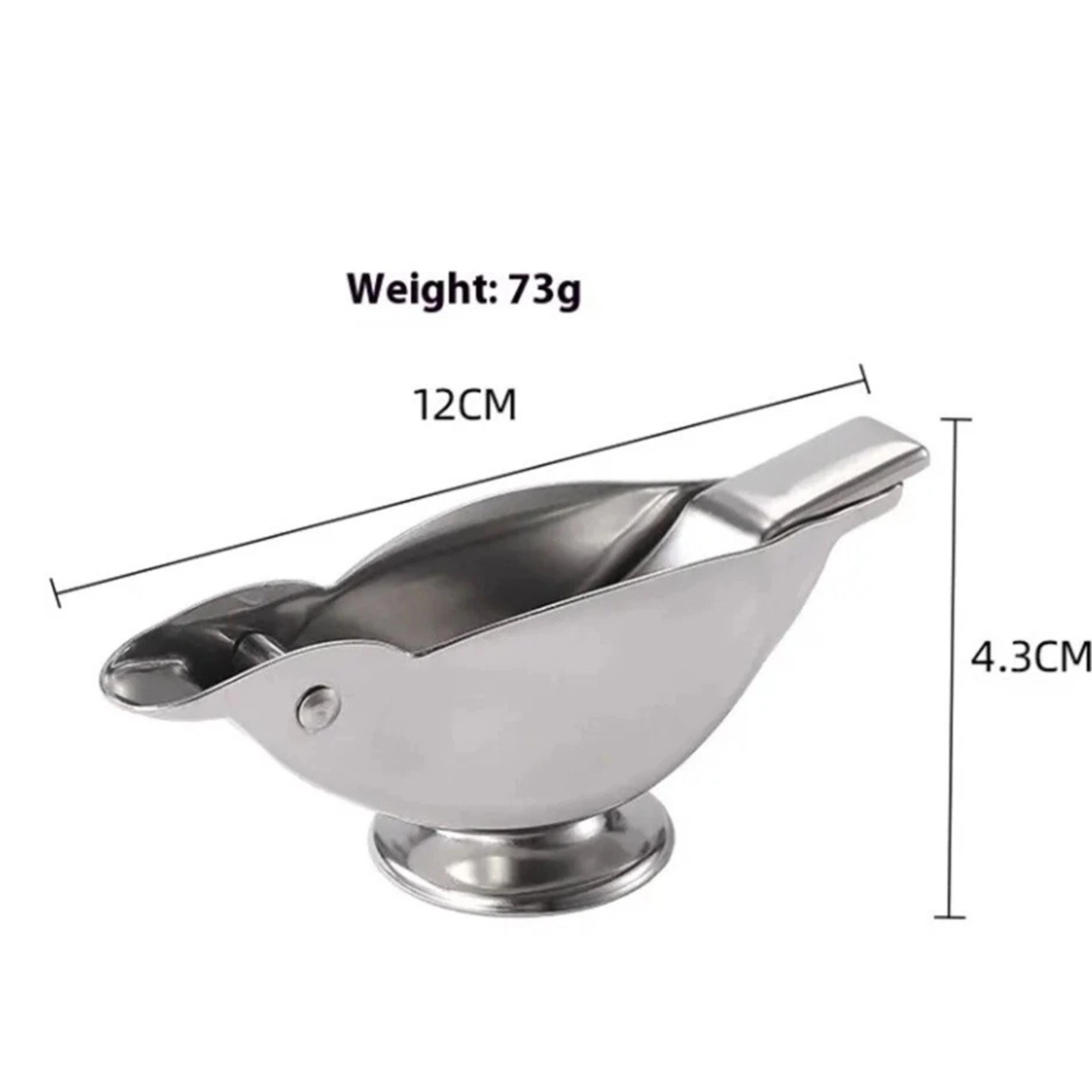 Home Collection Stainless Steel Lemon Squeezer Handheld Lime Citrus Juicer Manual