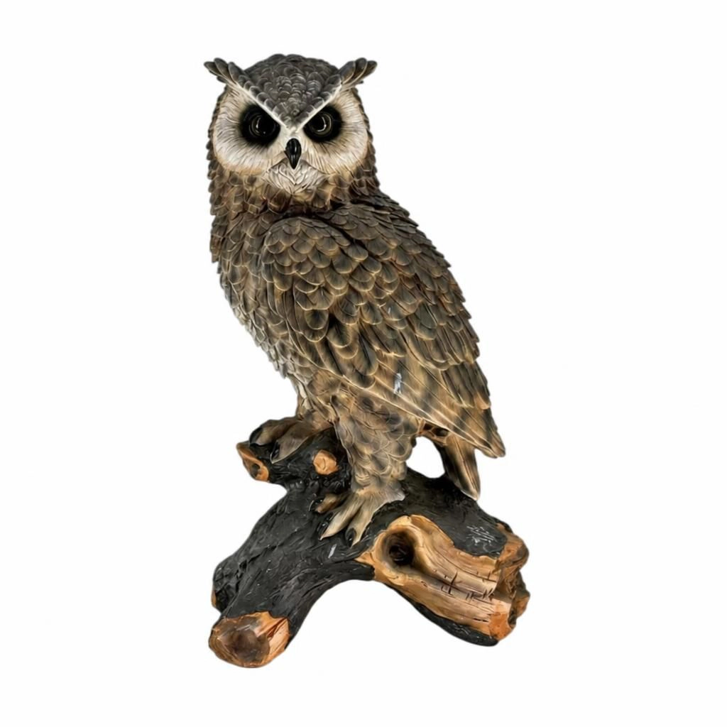 WOW PIONEER Decorative Handcrafted Resin Statue Sculpture Figurine for Table Shelf Mantel Console