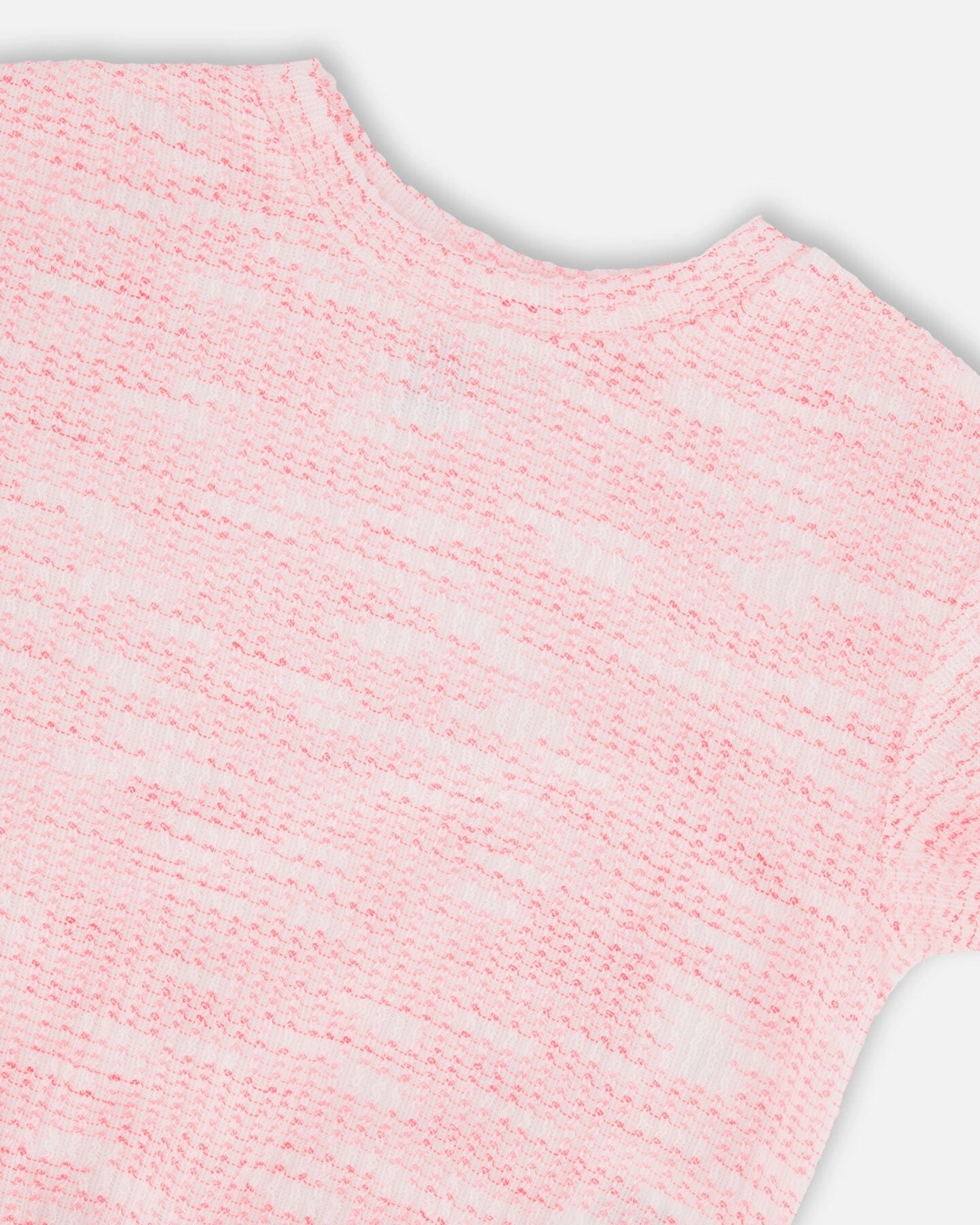 Deux par Girls Jacquard Knit T-Shirt