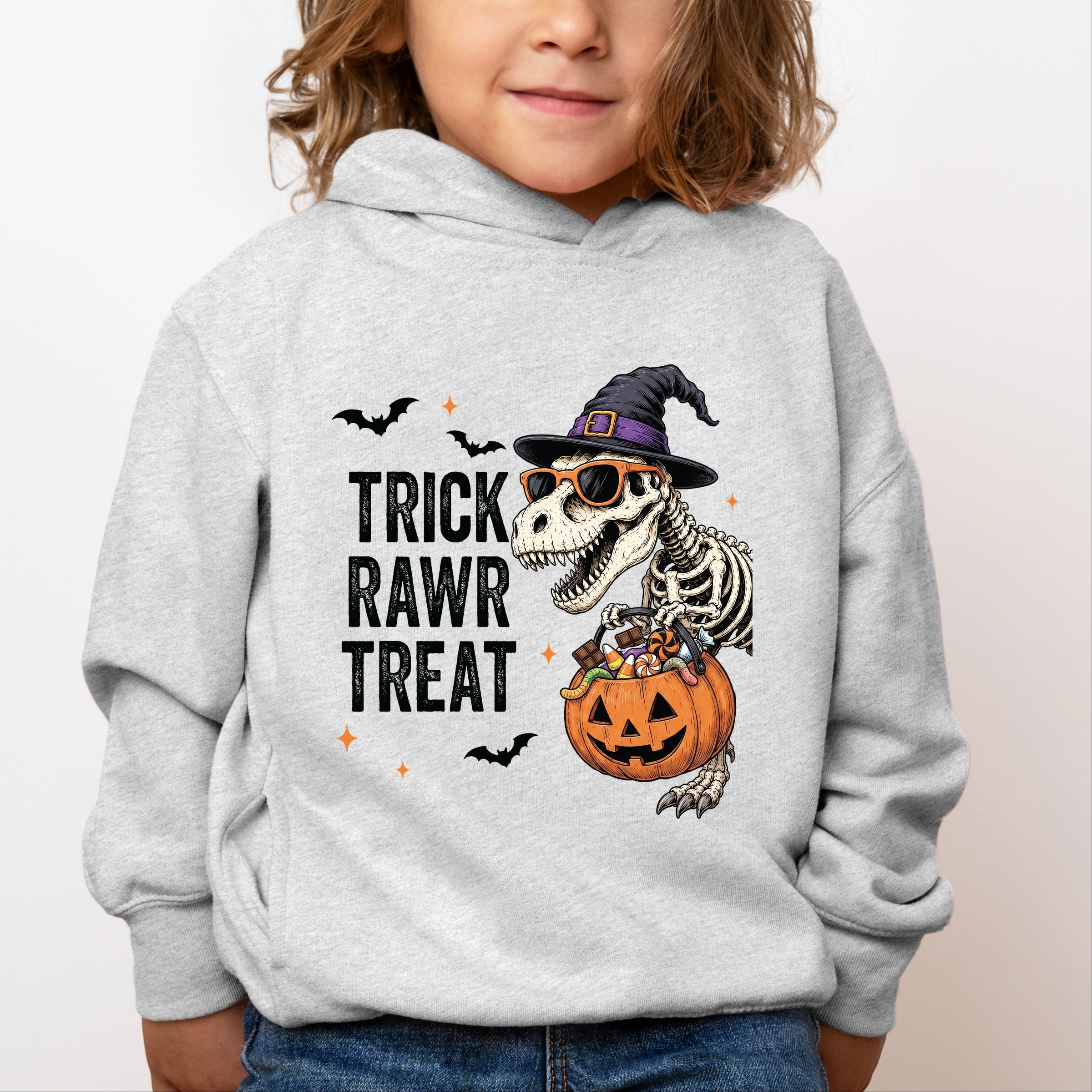 The Juniper Shop - Toddler Hoodie Trick Rawr Treat Dino