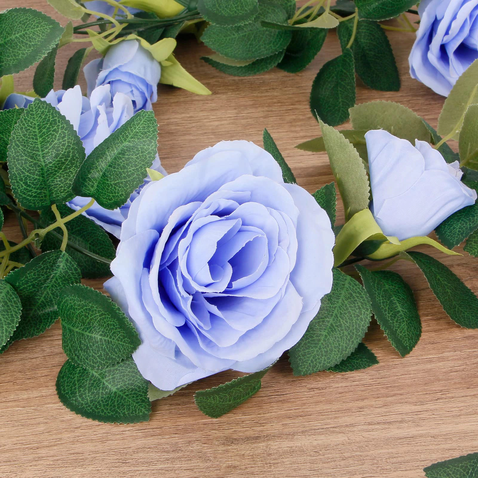 PUPWE Artificial Rose Vine Garland Wedding Decor