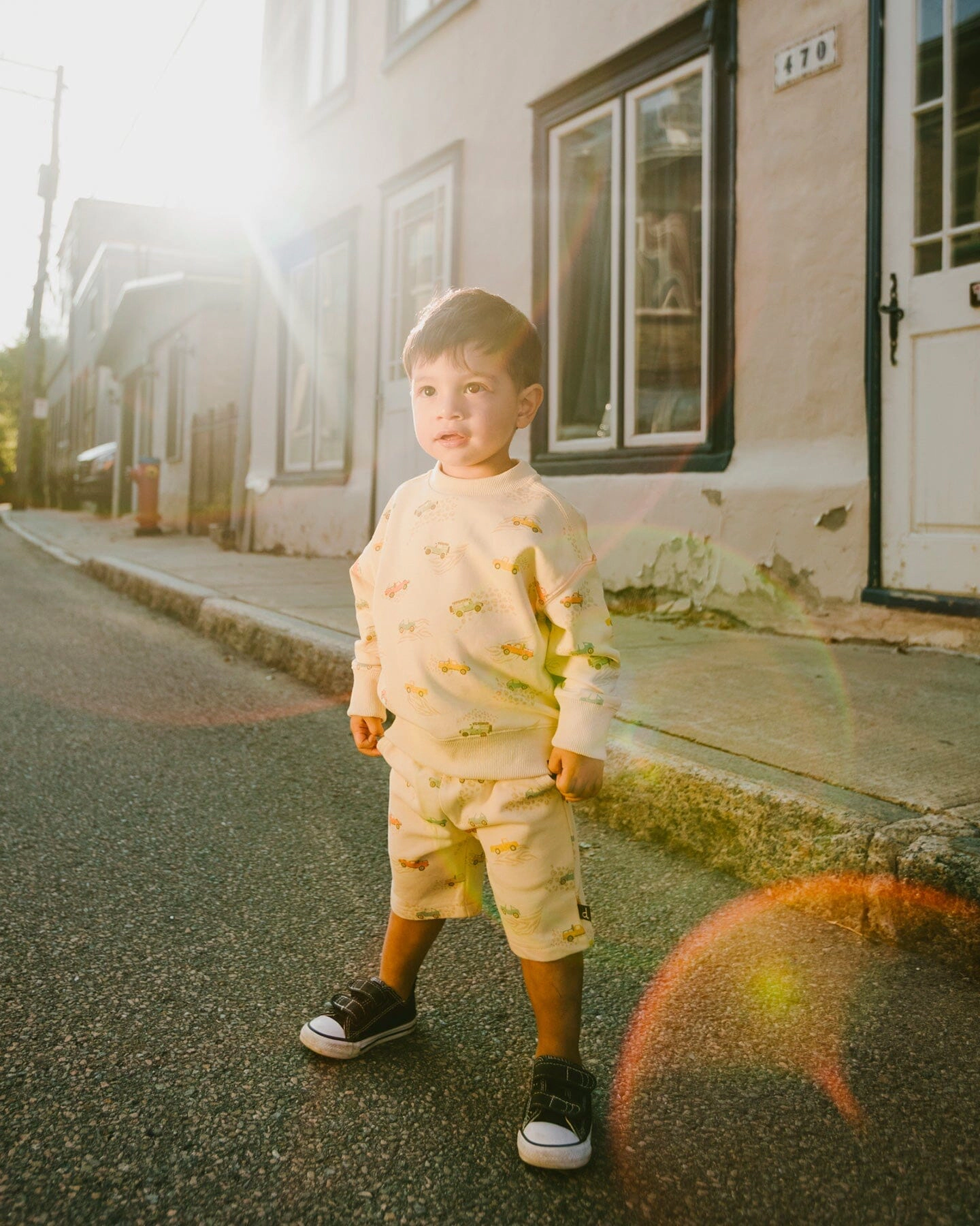 Deux par Boys French Terry Shorts Jeep Print