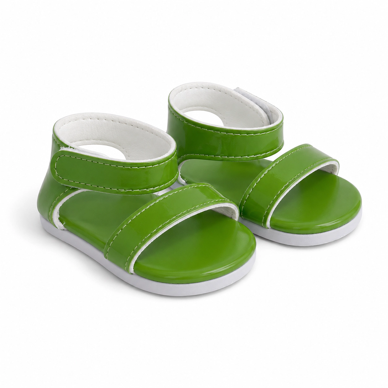 MBD® Girl 18 Inch Doll Green Sandals