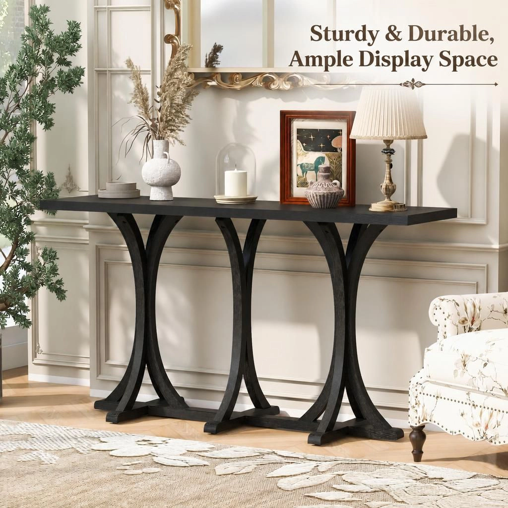 GOODSILO Long Narrow Entryway Console Table