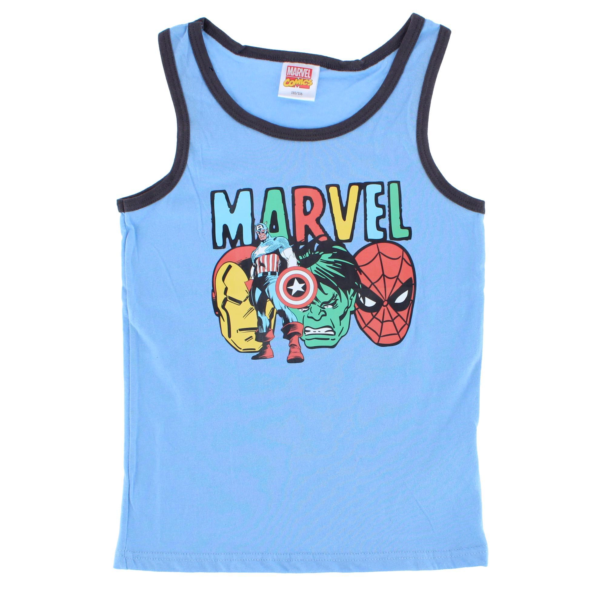 Textiel Trade Boy's Marvel Singlets (2 Pack)